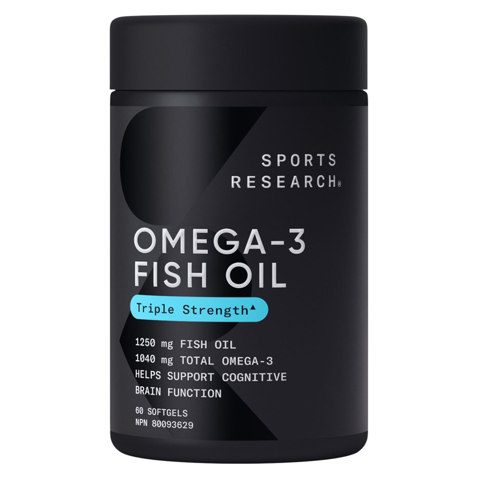 Sports Research Omega 3 Fish Oil 60 Softgels