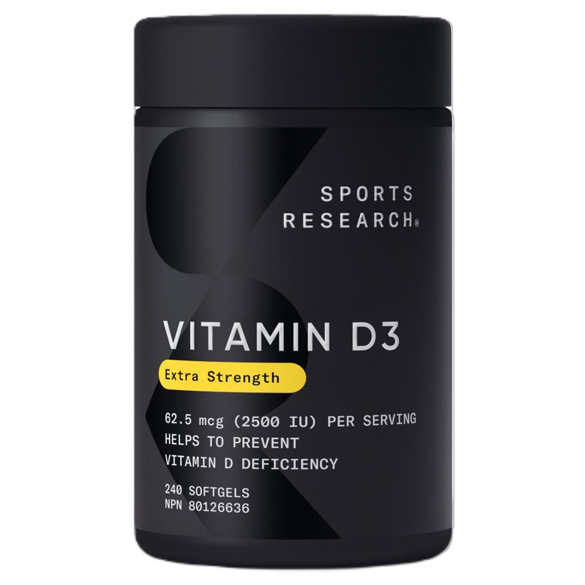 Sports Research Vitamin D3 2500iu 240 Softgels