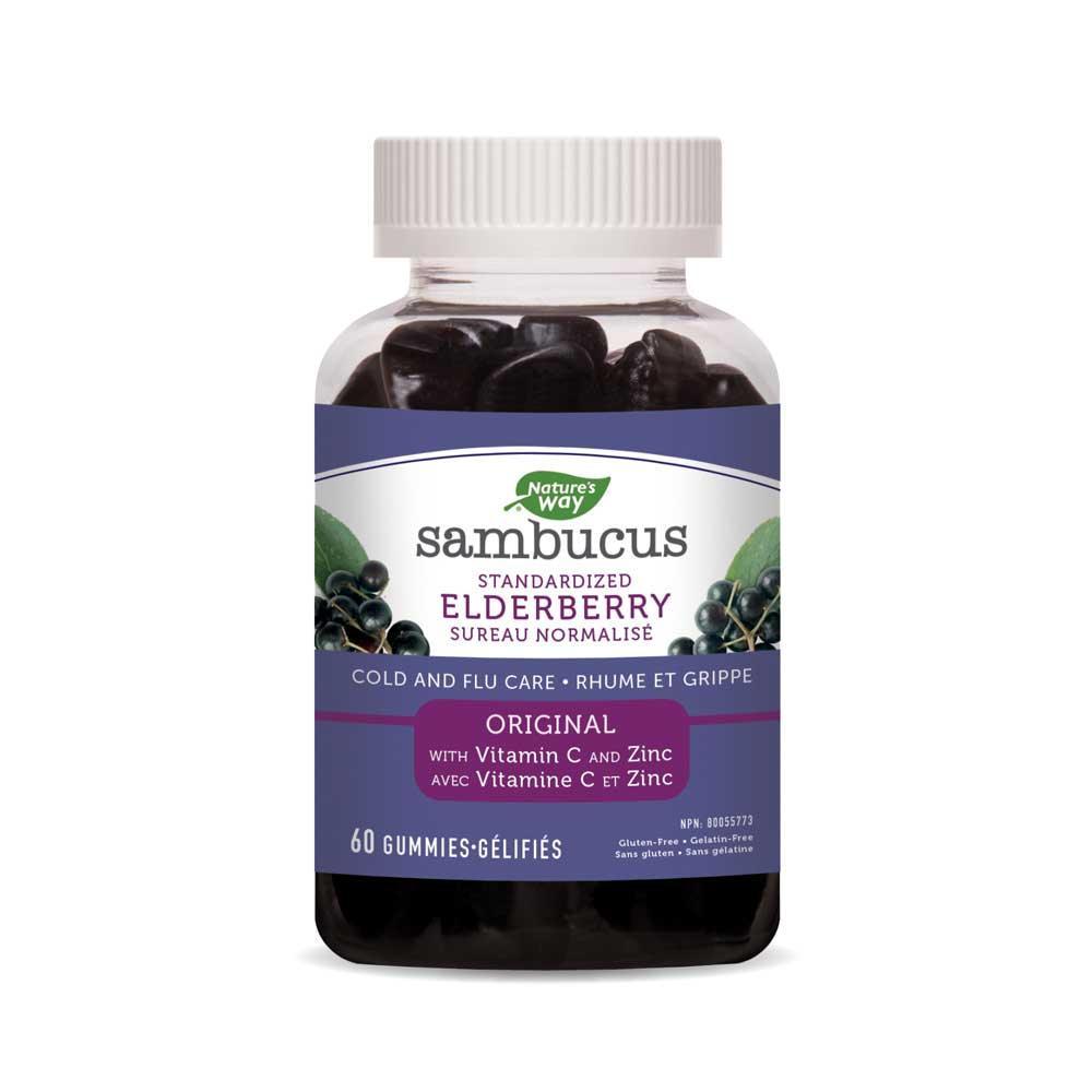 Nature's Way Sambucus Elderberry Immune Support 60 Gummies