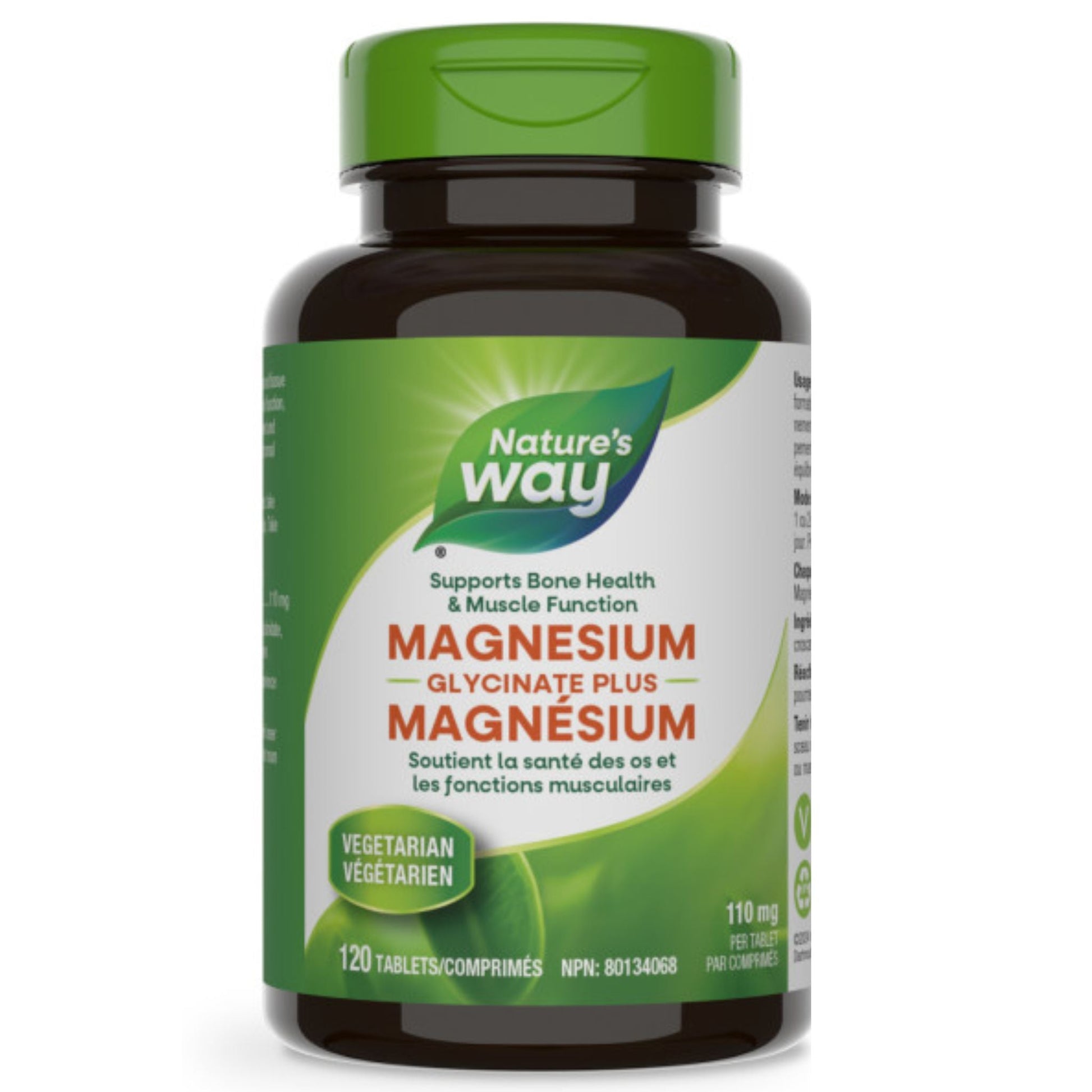 Nature's Way Magnesium Glycinate Plus 120 Tablets