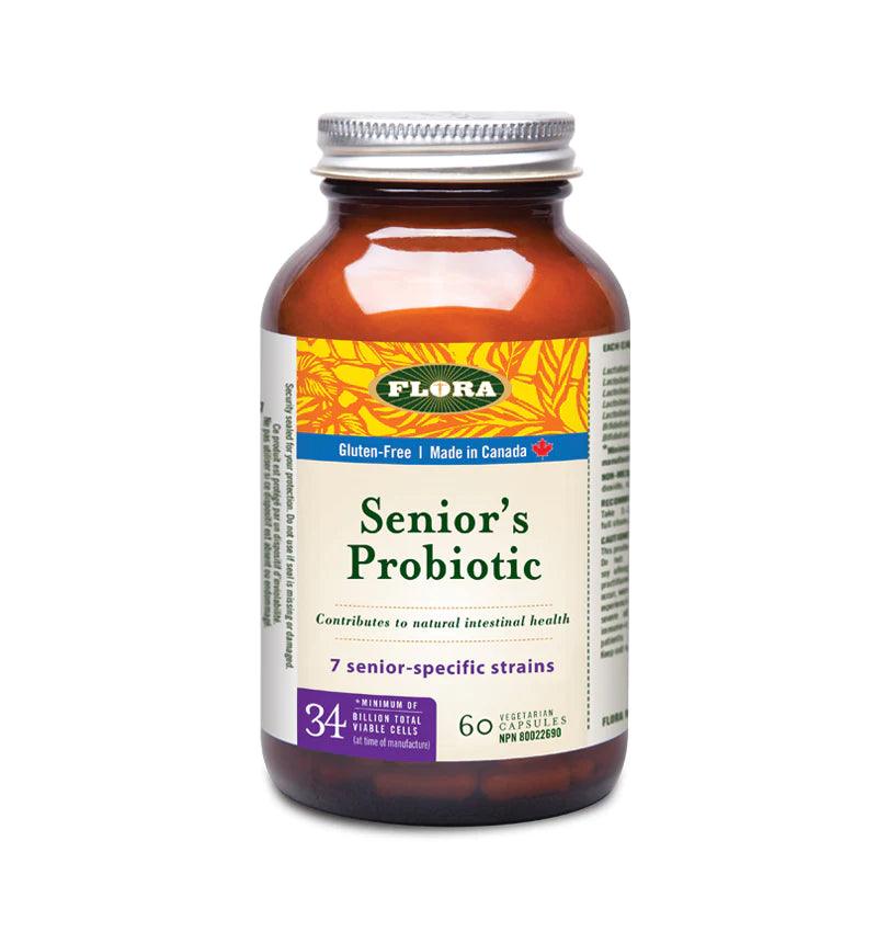Flora Udo's Senior's Probiotic 60 Veg - Caps - Nature's Source Inc