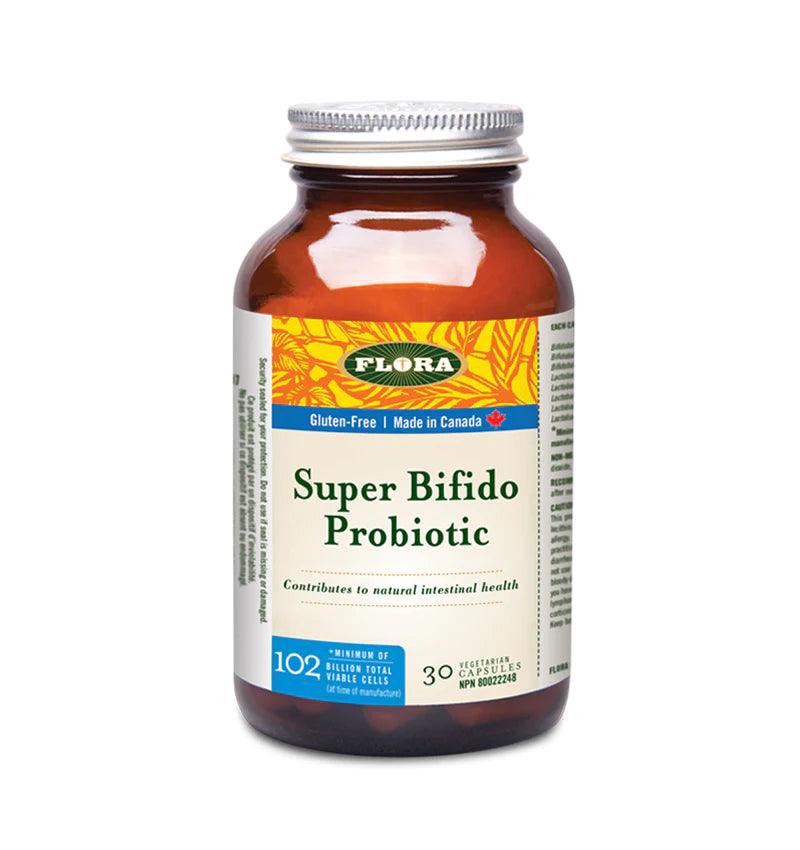 Flora Super Bifido Plus Probiotic 30 Veg - Caps - Nature's Source Inc