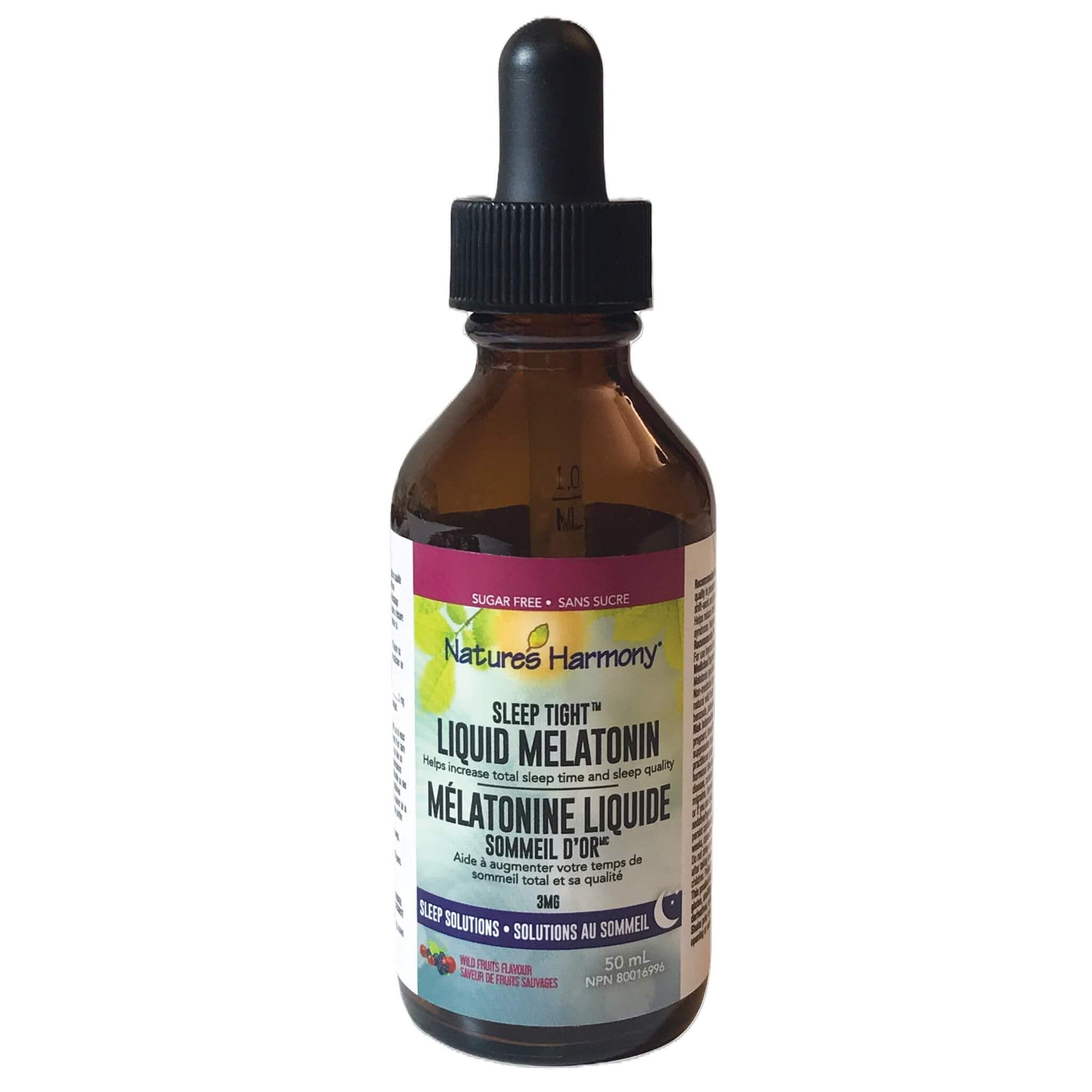 Nature's Harmony Sleep Tight Melatonin Liquid 50ml - Relieve Jet Leg, Insomnia And Shift Work Changes, Helps Increase Total Sleep Time Aspect Of Sleep Quality In People Suffering From Sleep Restriction