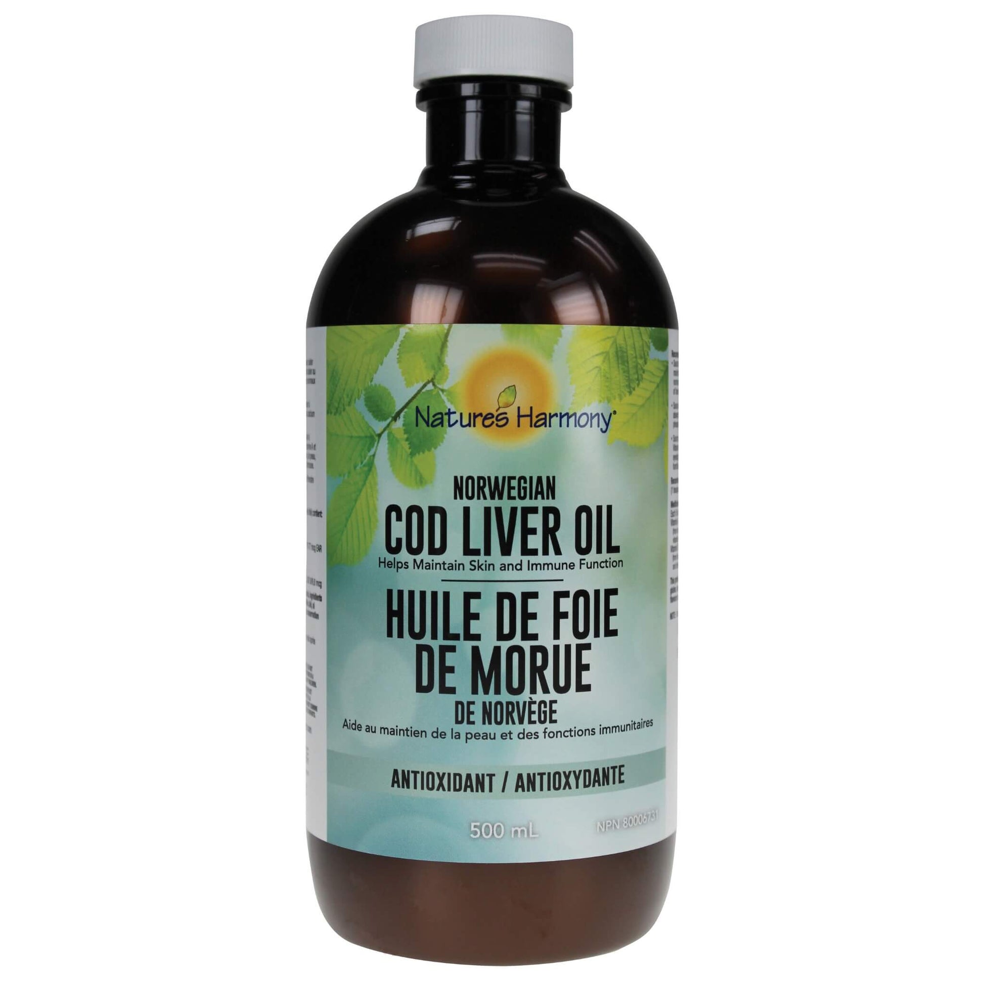Nature's Harmony Norwegian Cod Liver Oil Plain 500ml