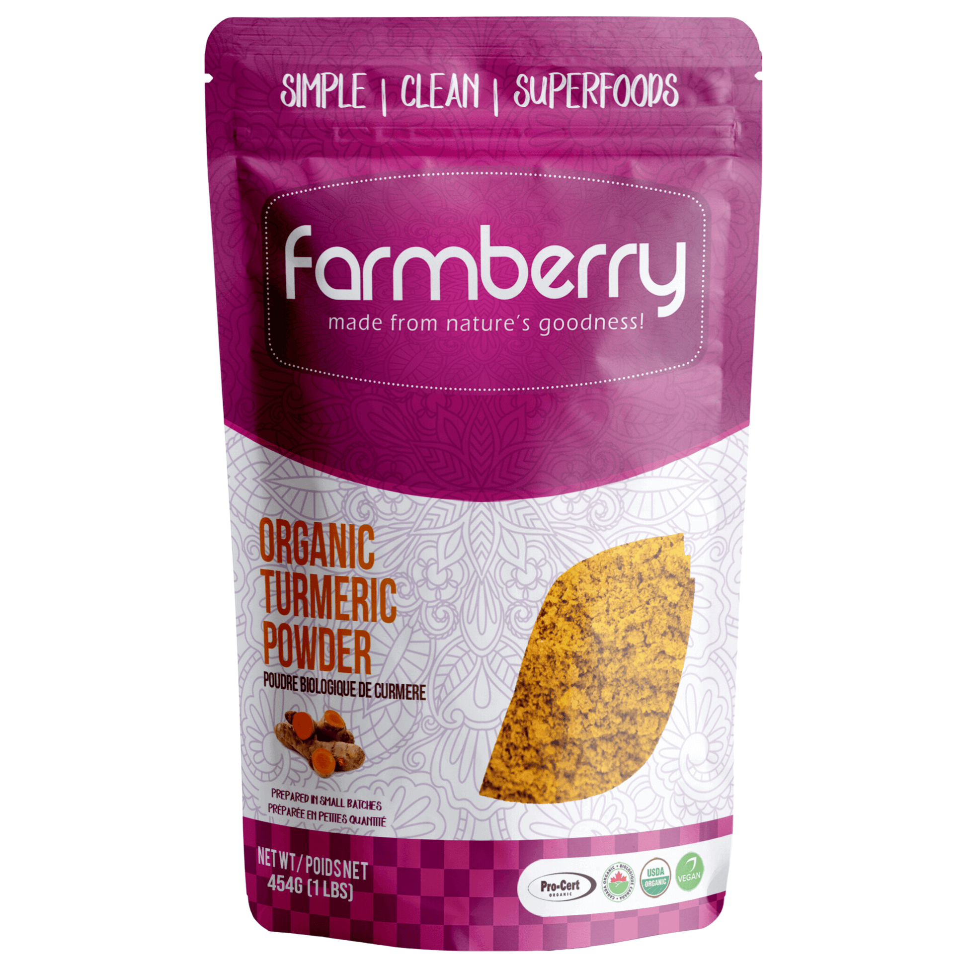 Farmberry Organic Turmeric Powder 454g