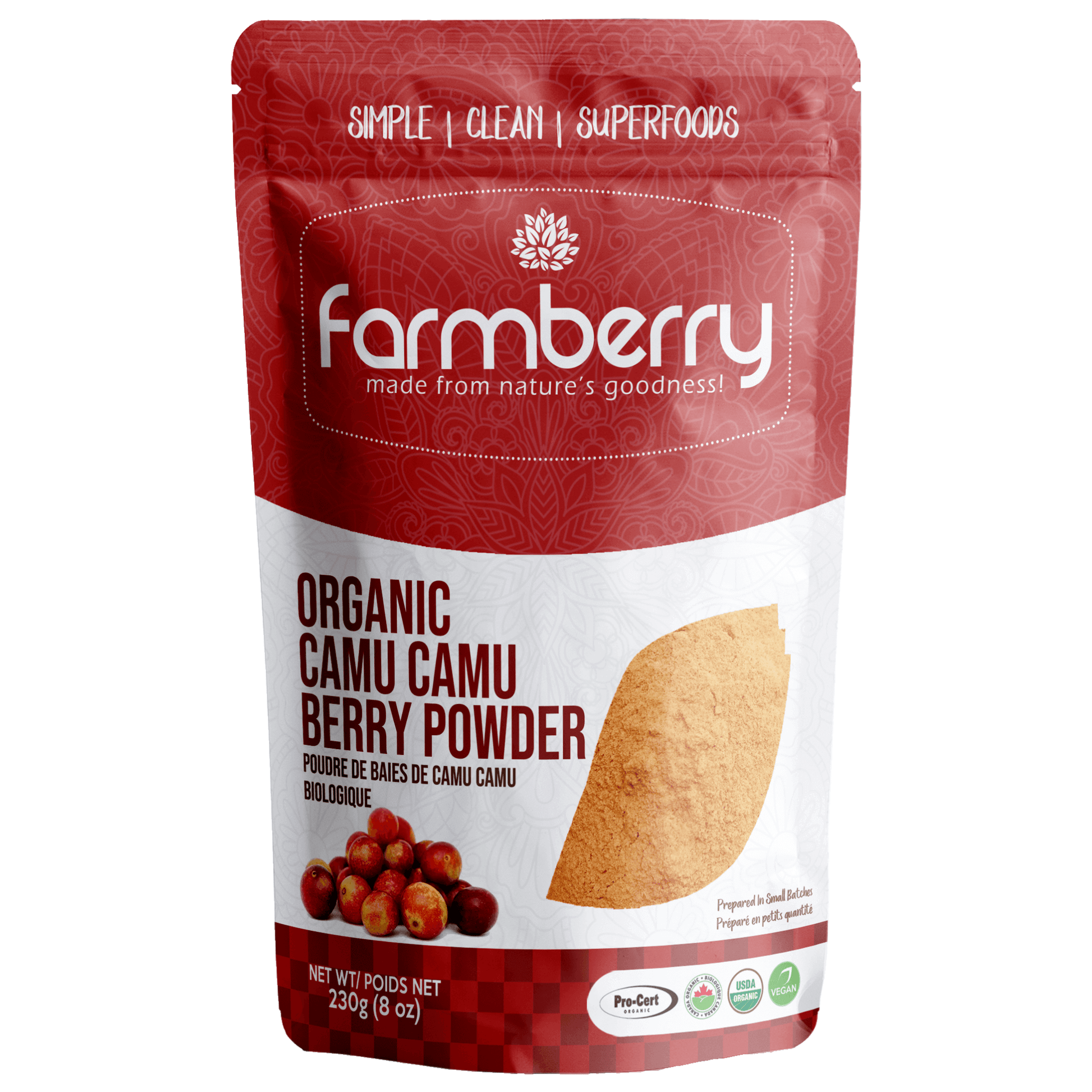 Farmberry Organic Camu Camu Powder Powder 230g
