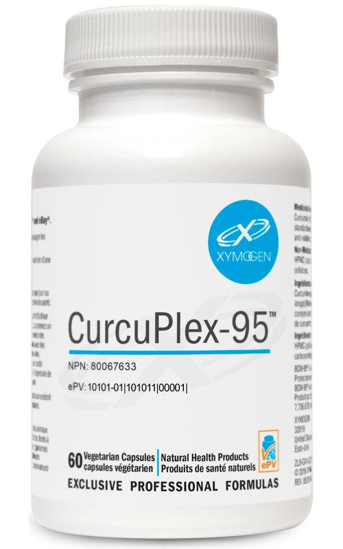 Xymogen Curcuplex-95, 60 Vegan Capsules - Curcumin Complex, Supports Joint Health, Brain/Neuronal Health, Provides Antioxidant and Cell-Protective Activity