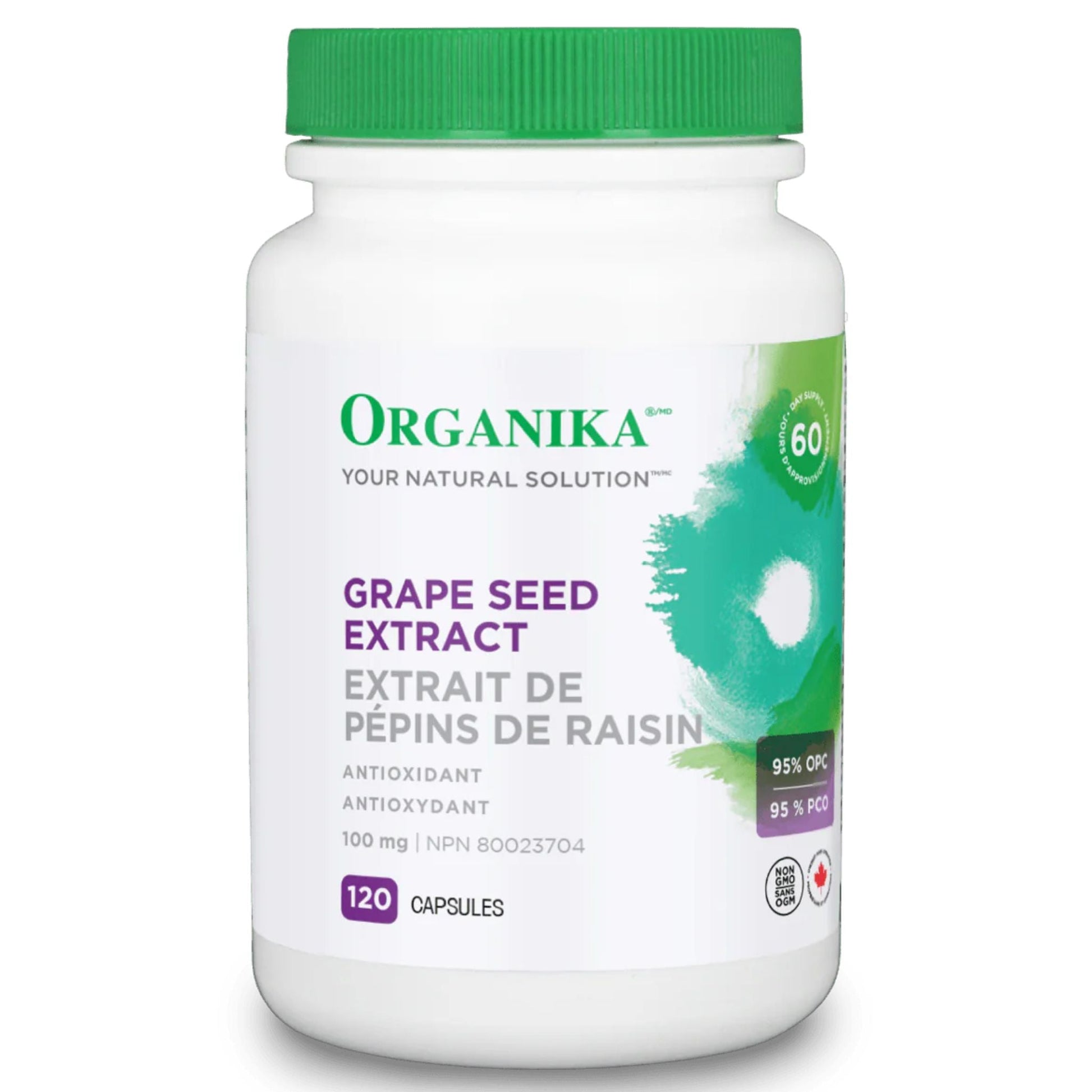 Organika Grape Seed Extract 100mg 120 Capsules