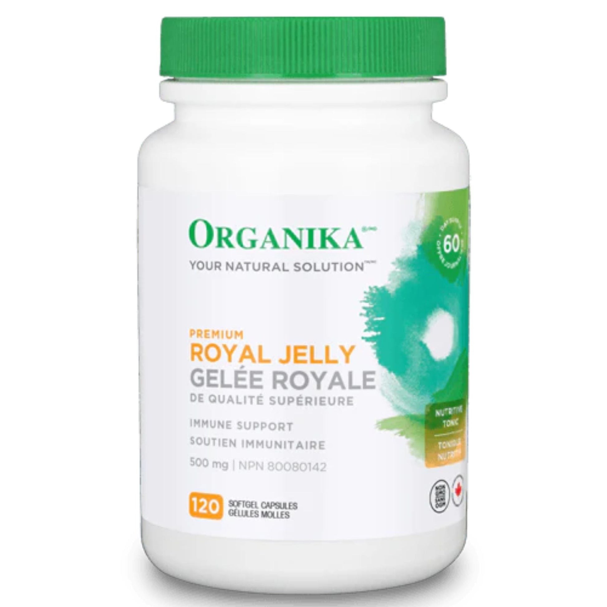 Organika Royal Jelly Premium 500mg 120 Softgel Capsules