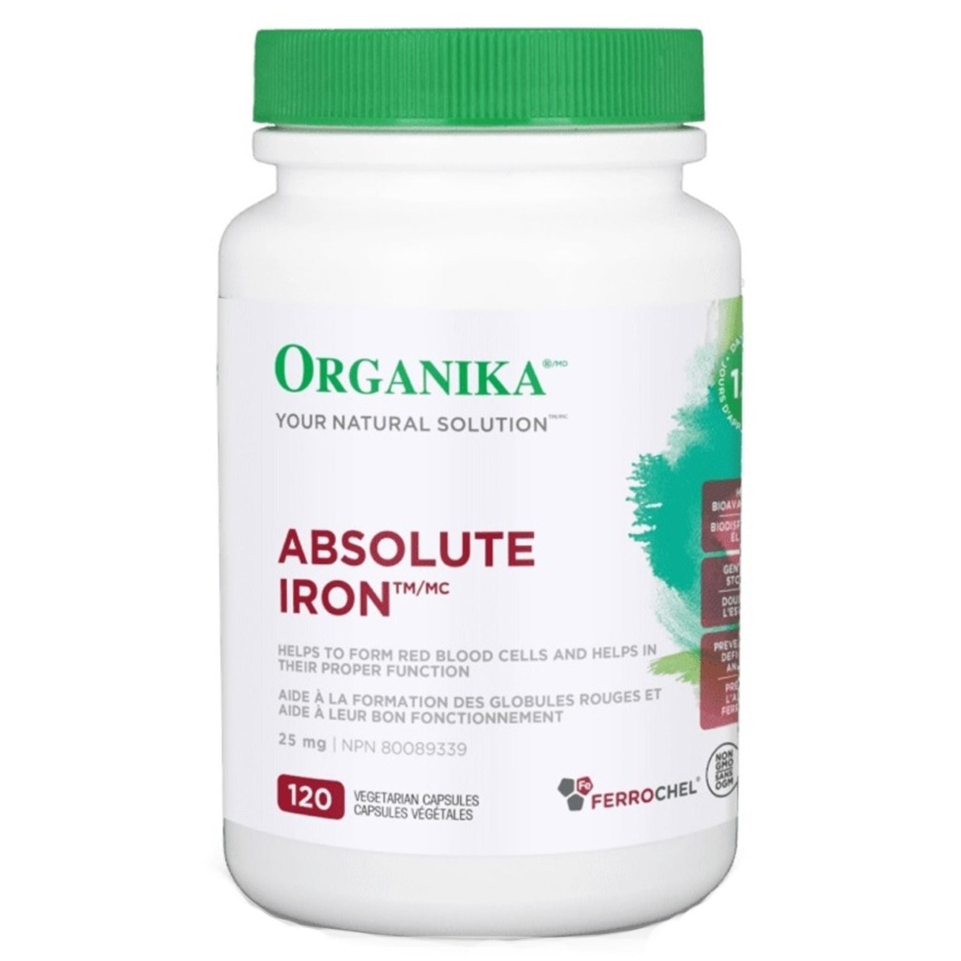 Organika Absolute Iron 25mg 120c