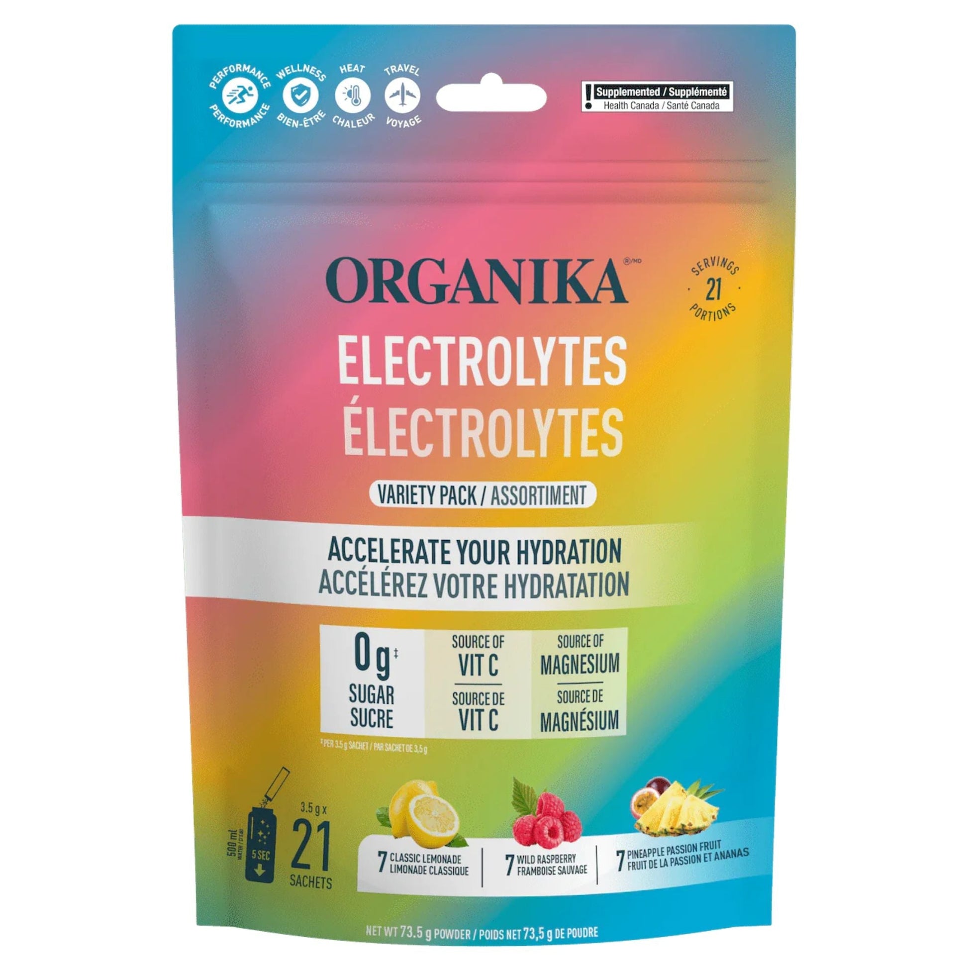 Organika Ele Sachetsrolytes Variety 21 Sachets