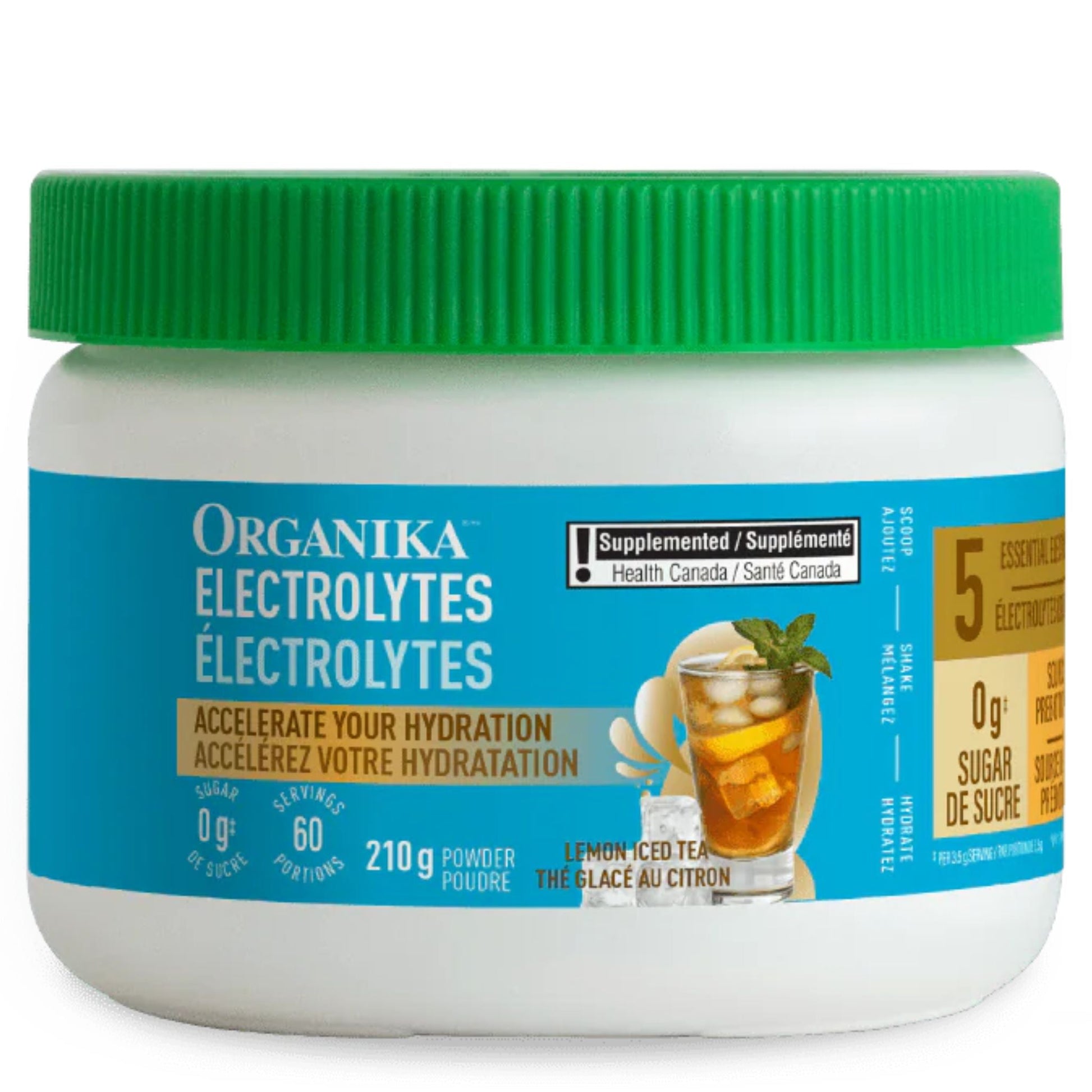 Organika Electrolyte Lemon Iced Tea 210g