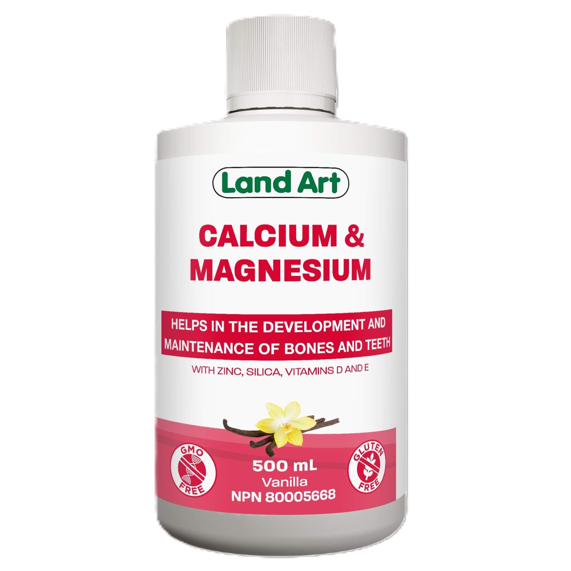 Land Art Cal-Magnesium Liquid Vanilla & Spearmint 500ml