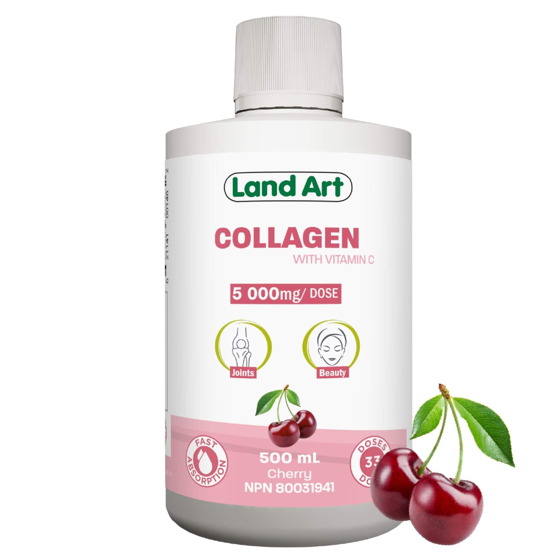 Land Art Collagen 5000mg with Vitamin C Cherry 500ml