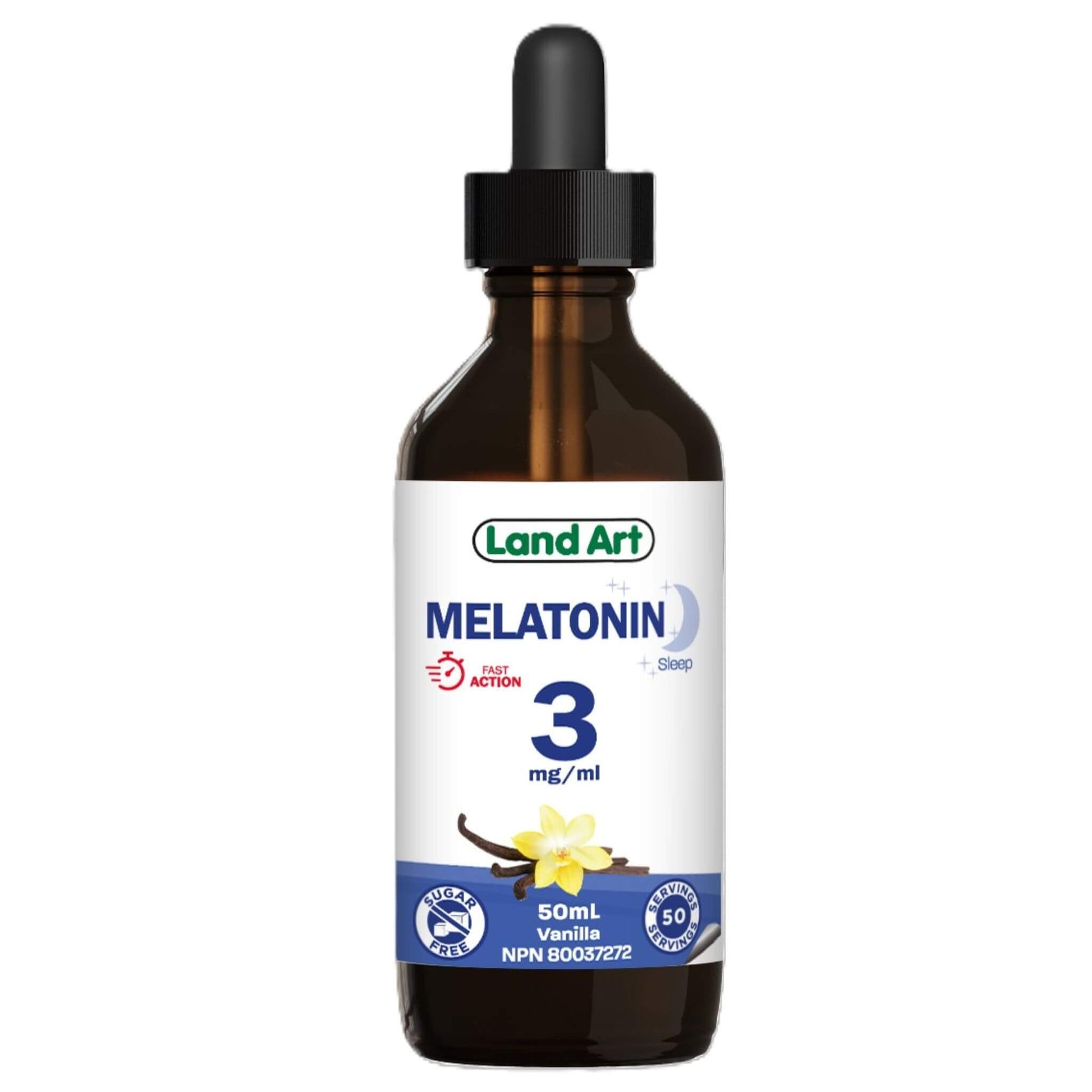 Land Art Melatonin 3mg/ml Vanilla 50ml
