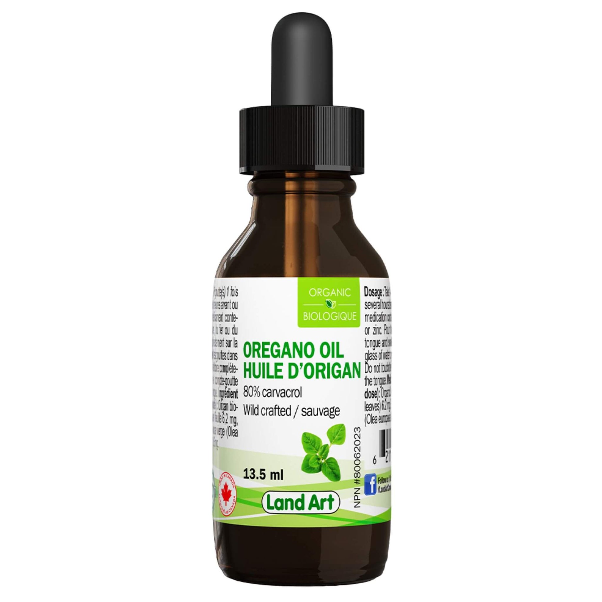 Land Art Organic Wild Oregano Oil 13.5ml