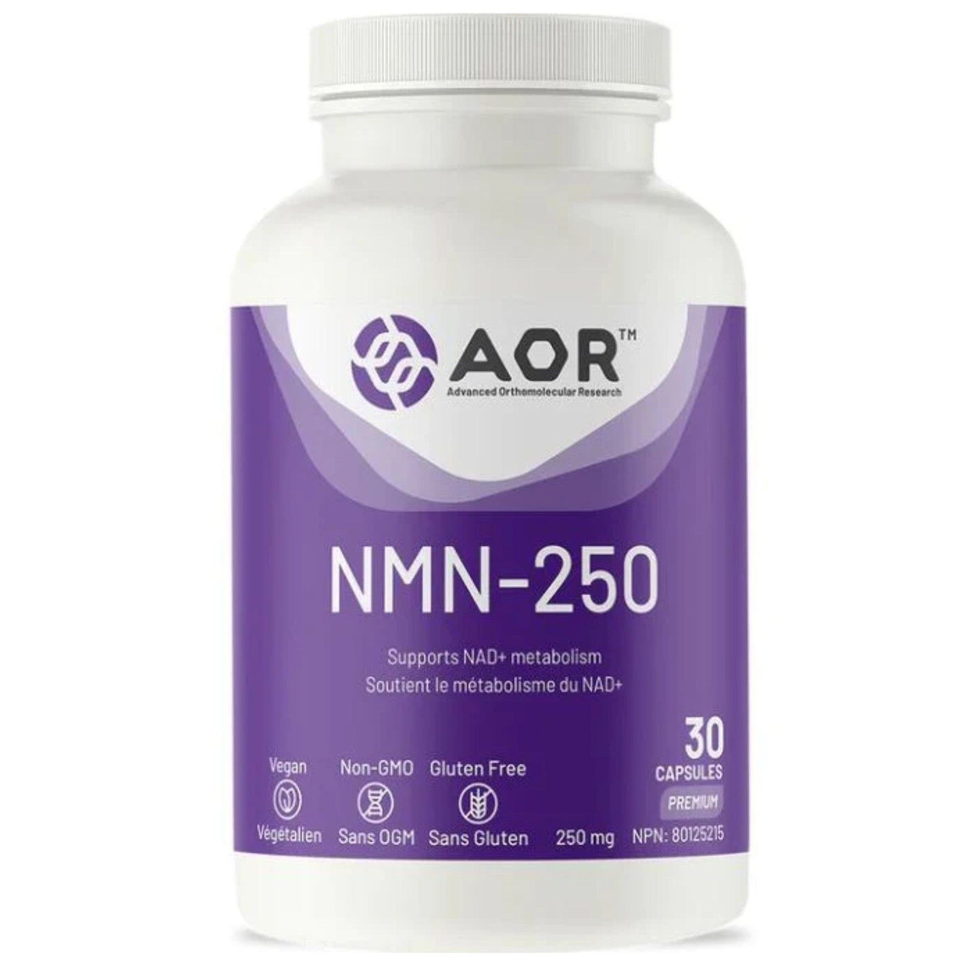 AOR NMN-250, 30 Capsules