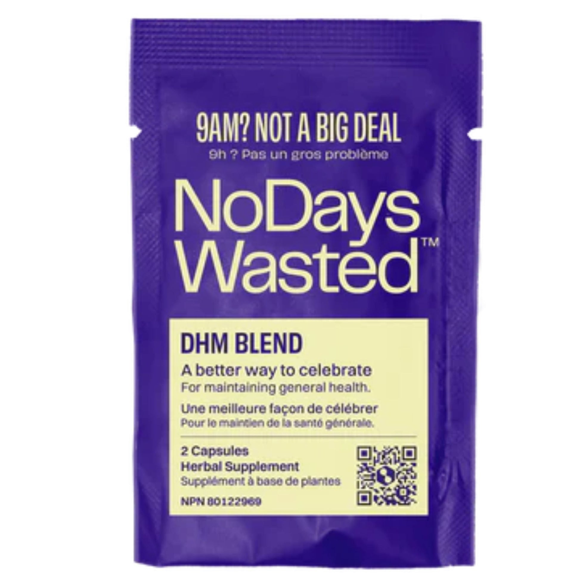 No Days Wasted DHM Blend 2 Capsules - Promotes Best Version After A Night Of Celebrating, Plant Extract, Came From Natural Source, Contains Natural Plant-Based Ingredients