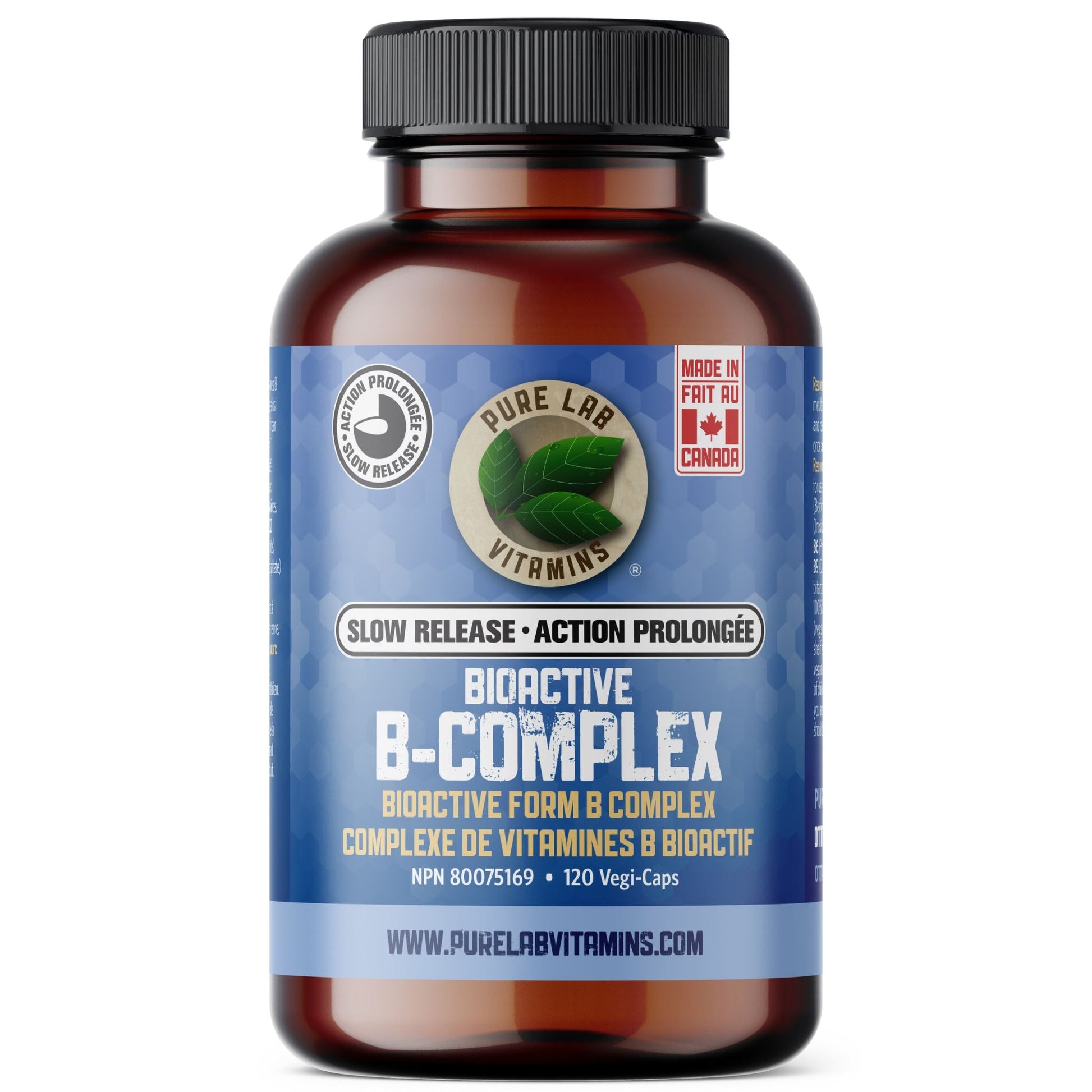 PURE LAB Bioactive B Slow Release 120 Veg-Cap
