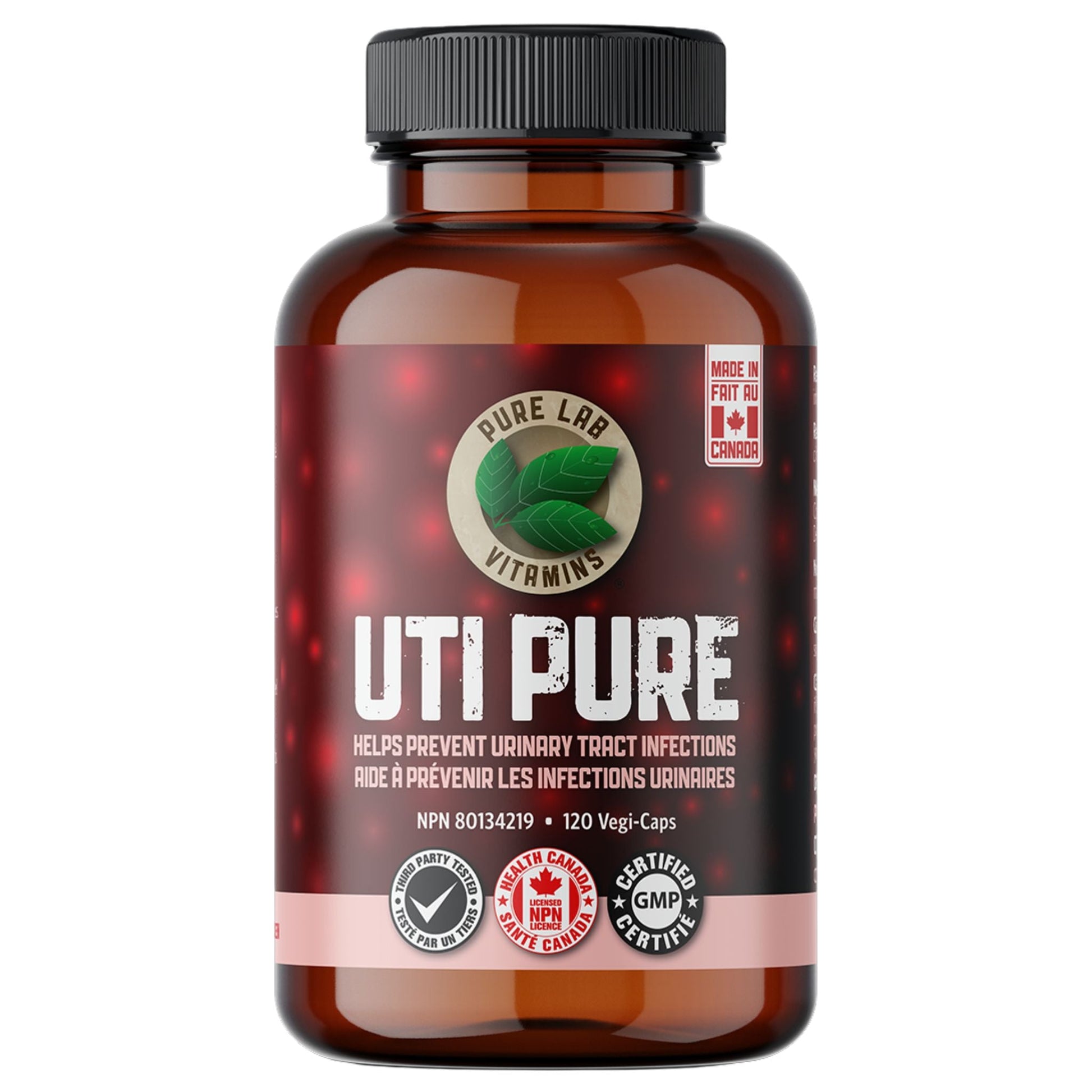 Pure Lab UTI Pure 120 Vegetable Capsules