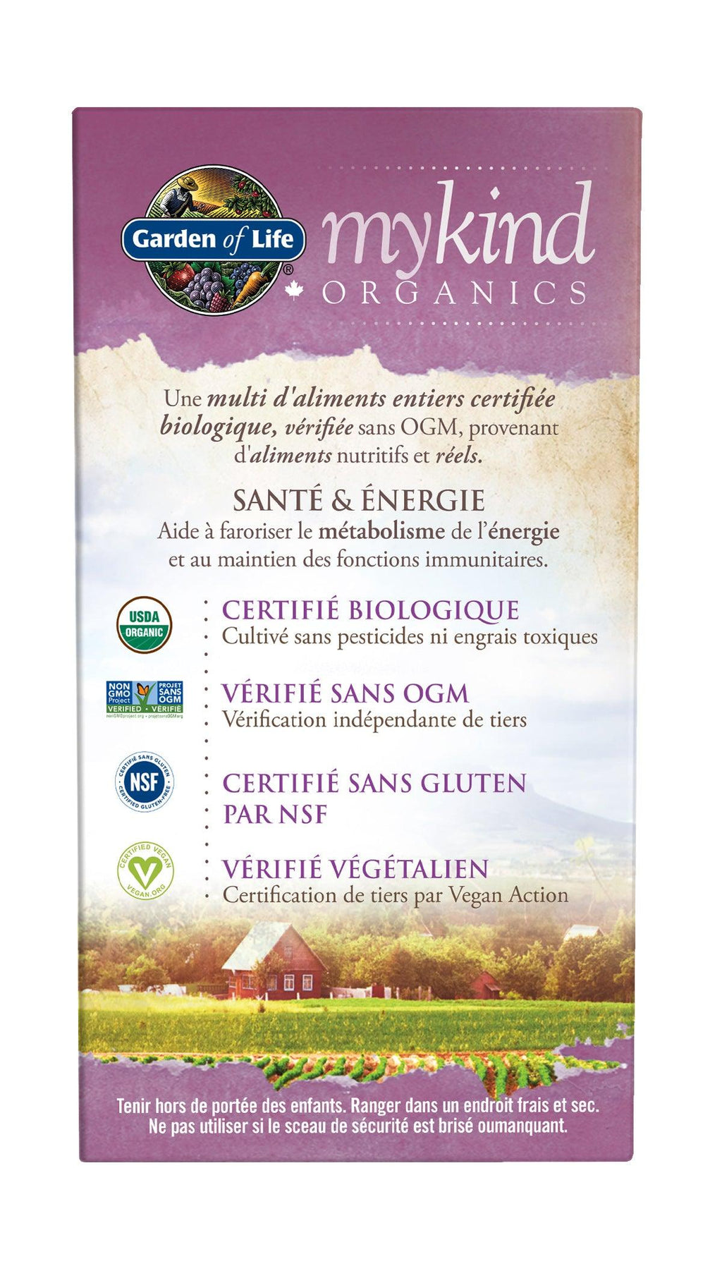 Garden Of Life Organics Women's Once Daily Multivitamin 30 Vegan Tablets - Supports Blood, Healthy Metabolism and Heart Health, Promotes Energy, Radiant Skin and Nails