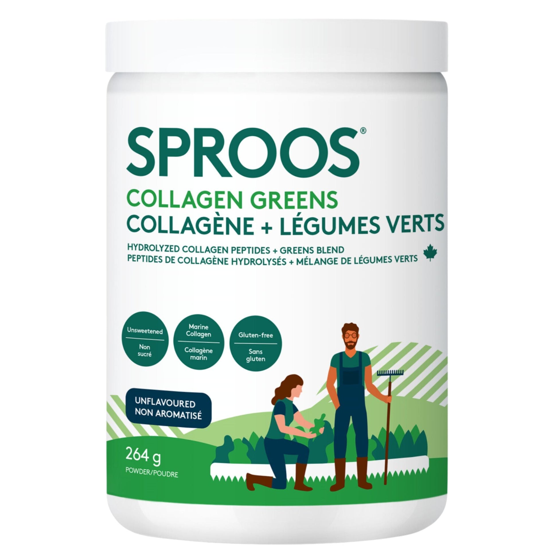 Sproos Collagen Greens 264g