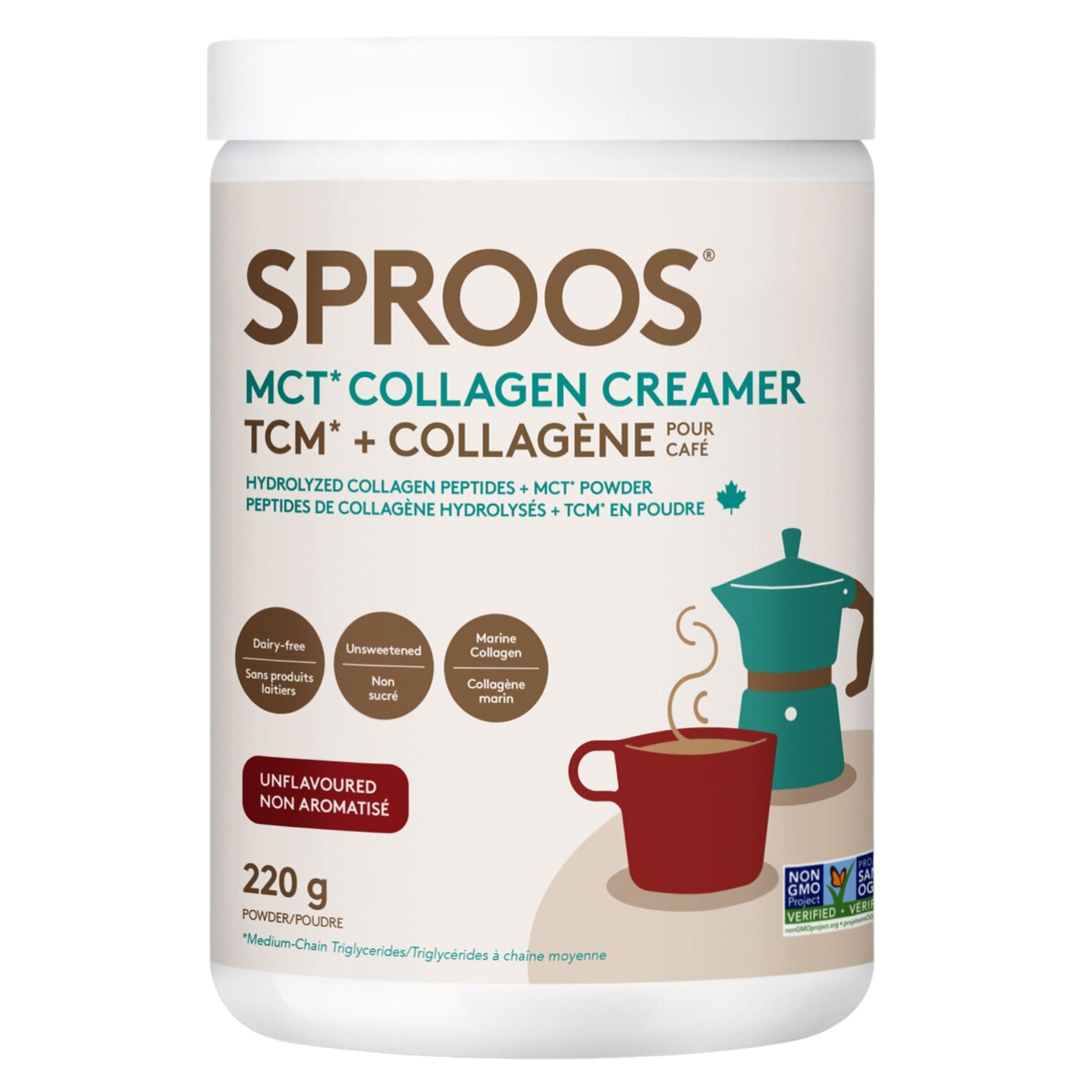 Sproos MCT Collagen Creamer 220g