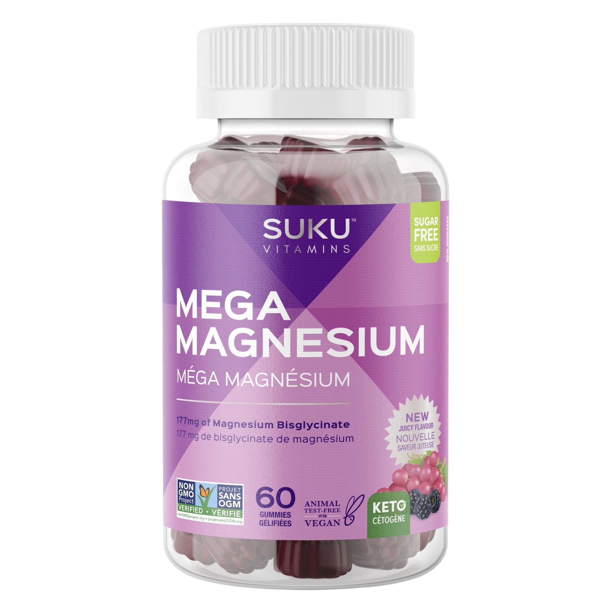 Suku Mega Magnesium 60 Gummies