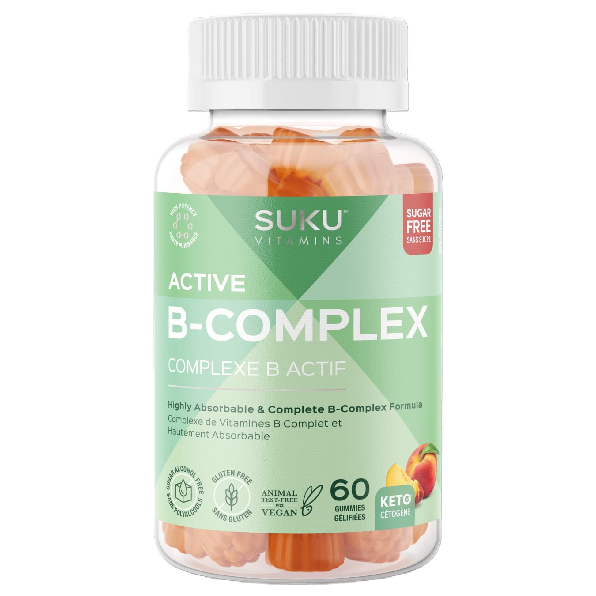 Suku Vitamins Active B-Complex 60 Gummies