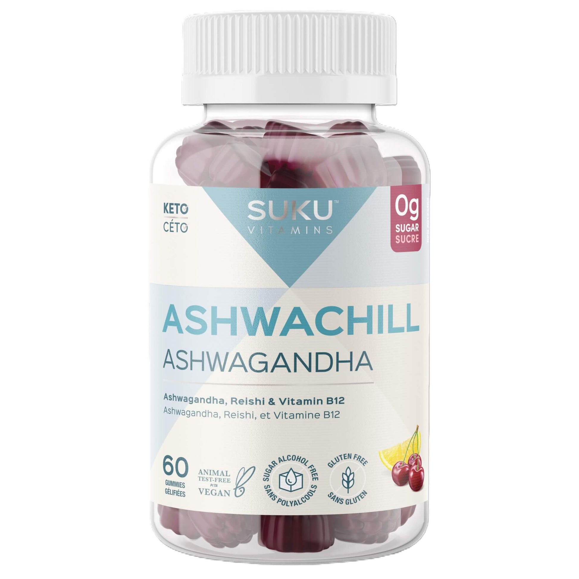 Suku Vitamins Ashwachill Ashwagandha 60 Gummies