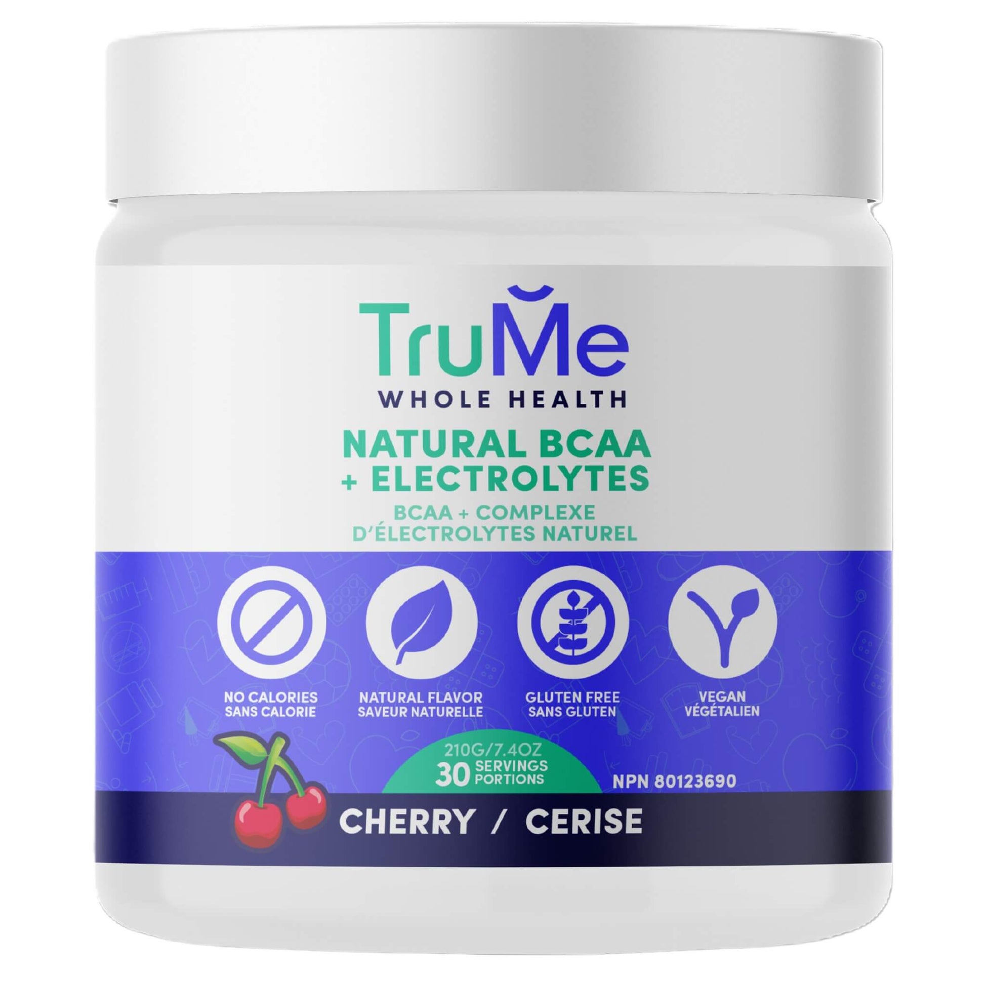 TruMe Whole Health BCAA+Electrolytes Cherry 210g