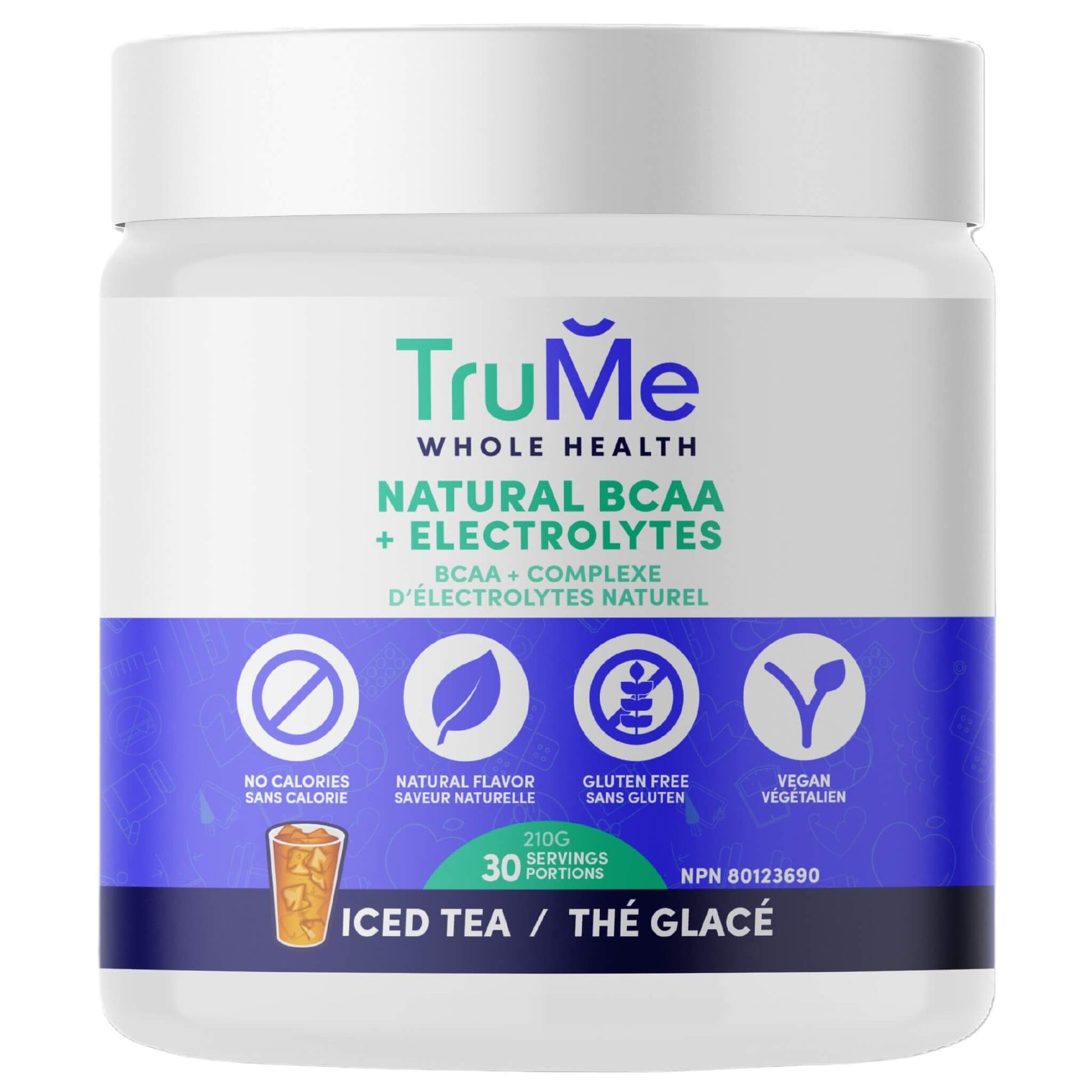 TruMe Whole Health BCAA+Electrolytes Iced Tea 210g