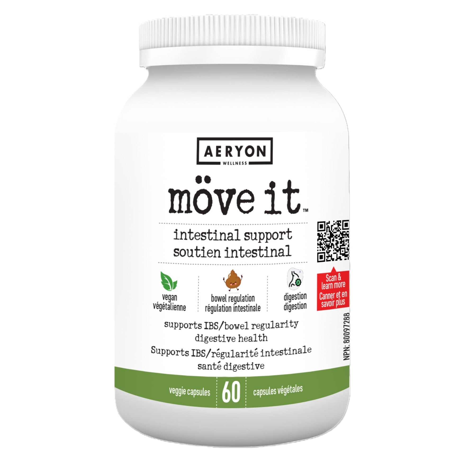 Aeryon Wellness Move It 60 Vegetarian Capsules