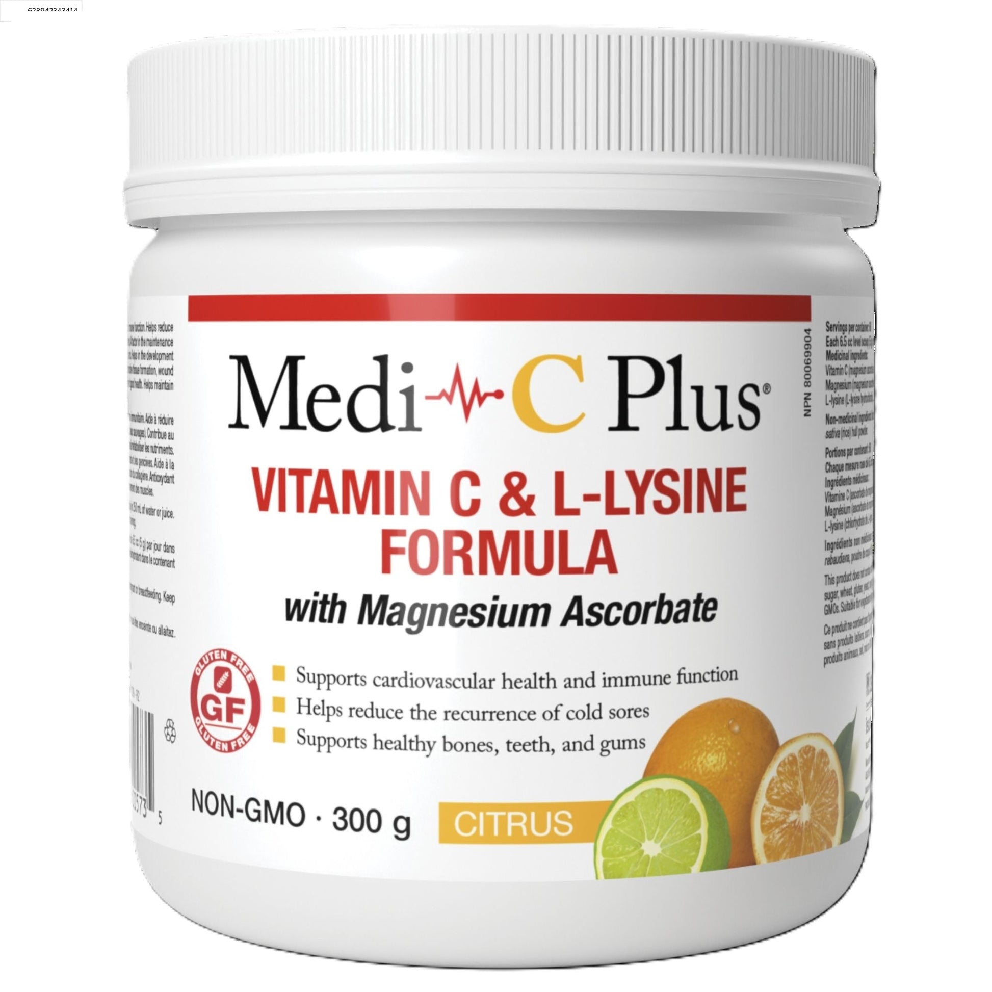 Medi-C Plus With Magnesium Ascorbate Citrus 300g