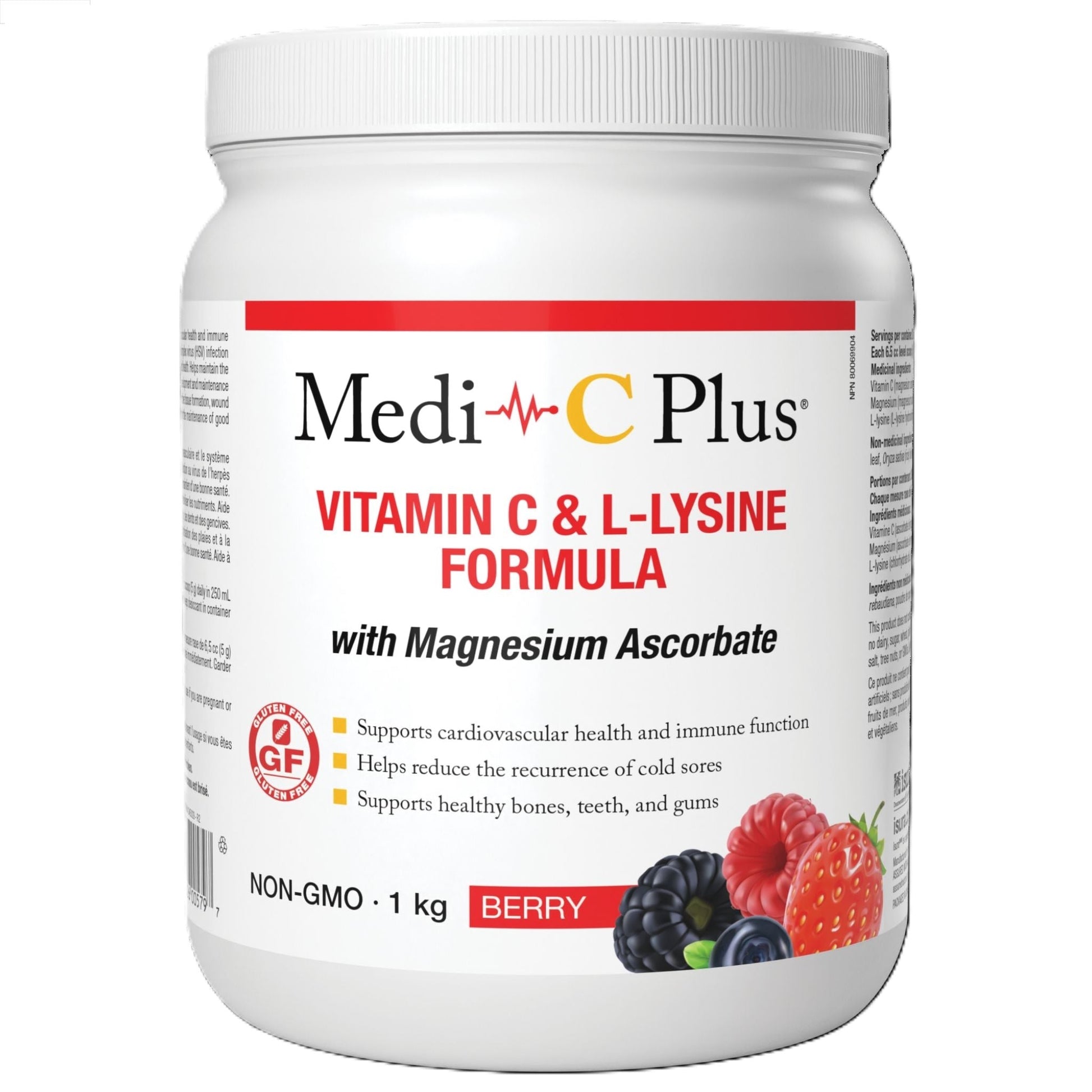 Medi-C Plus With Magnesium Ascorbate Berry 1kg