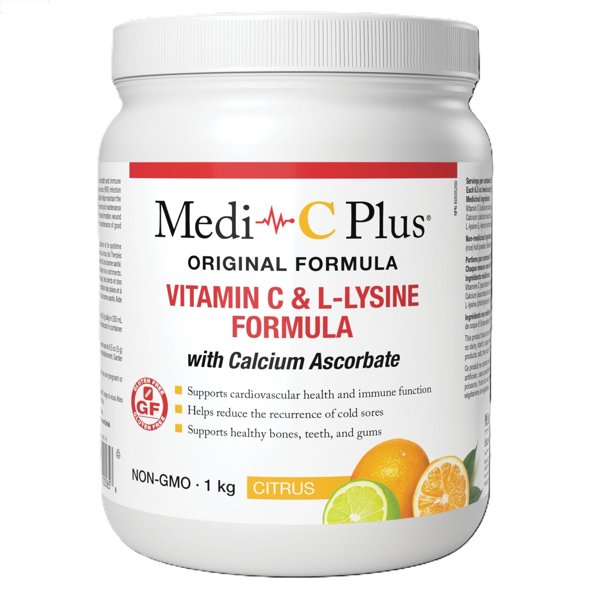 Medi-C Plus With Calcium Ascorbate Citrus 1kg