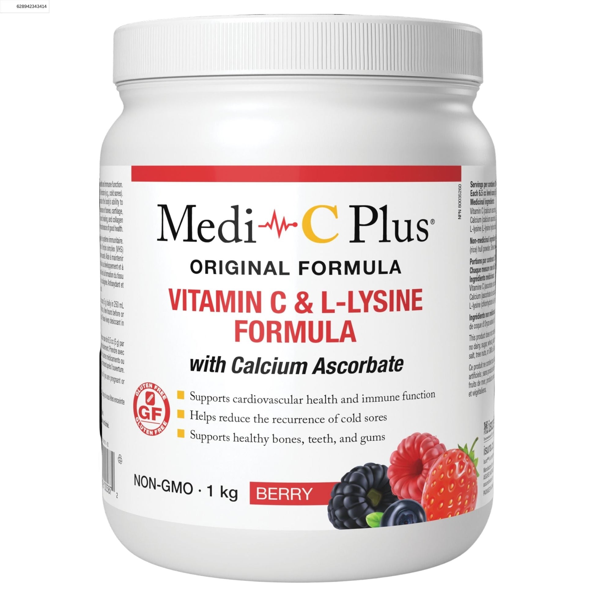Medi-C Plus With Calcium Ascorbate Berry 1kg