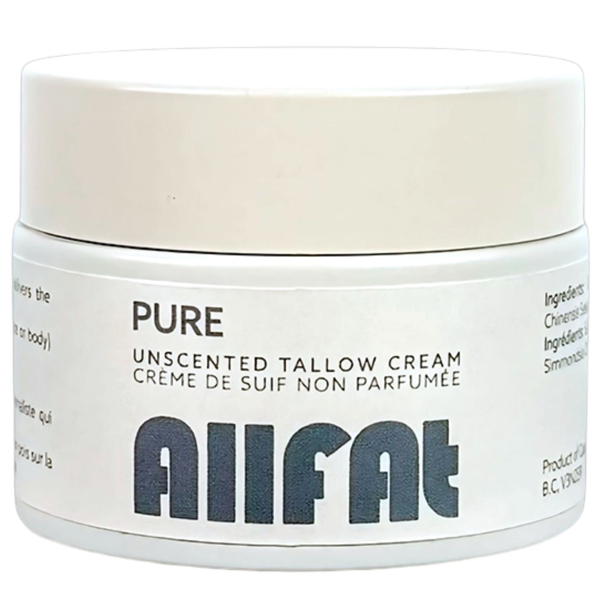 Allfat Skincare Pure Unscented Tallow Cream 50ml
