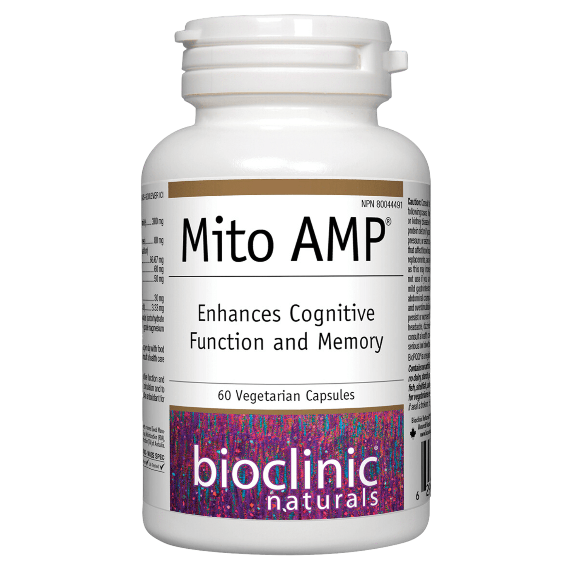 Bioclinic Naturals Mito AMP 60 Vegan Capsules