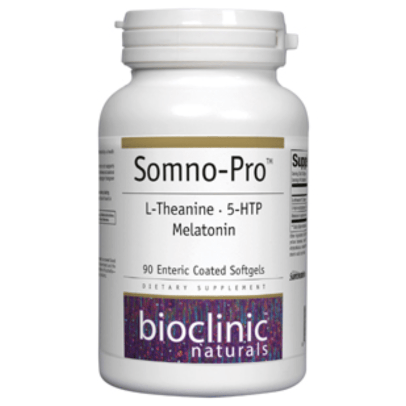 Bioclinic Naturals Somno-Pr L-Theanine 5-HTP Melatonin 90 ECS