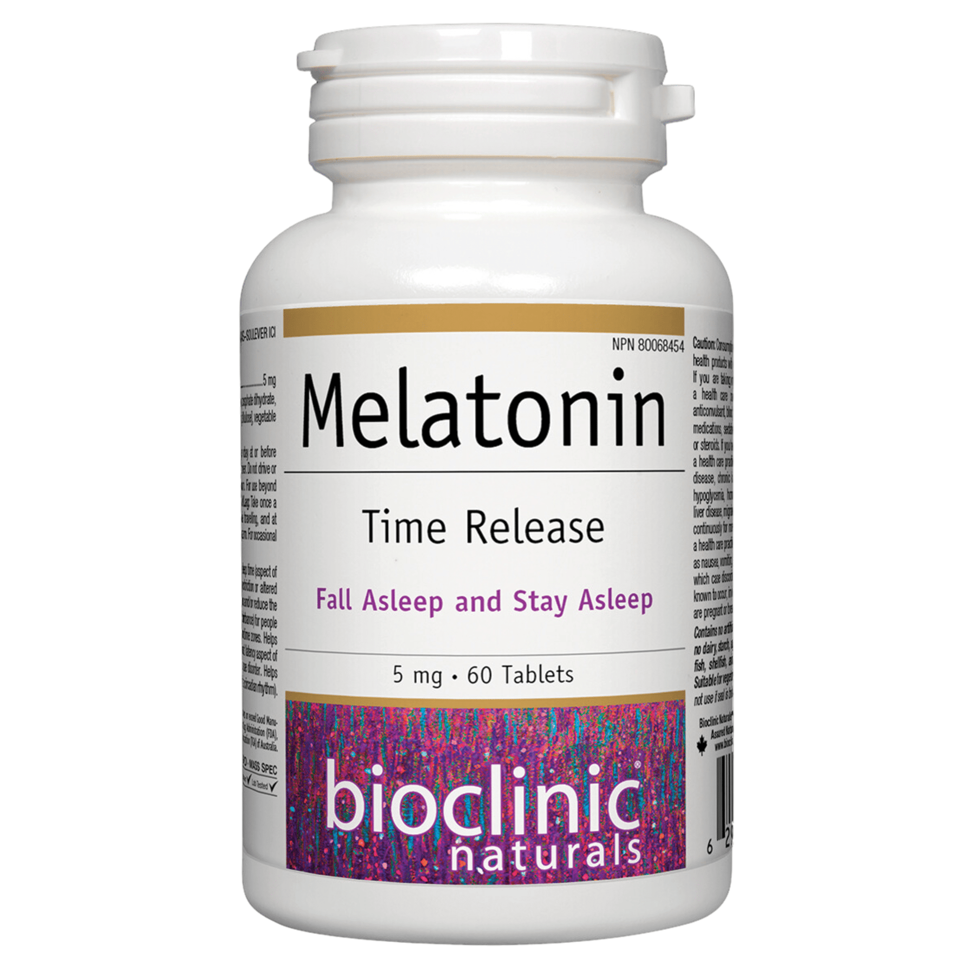 Bioclinic Melatonin Time Release 5mg 60 Tablets
