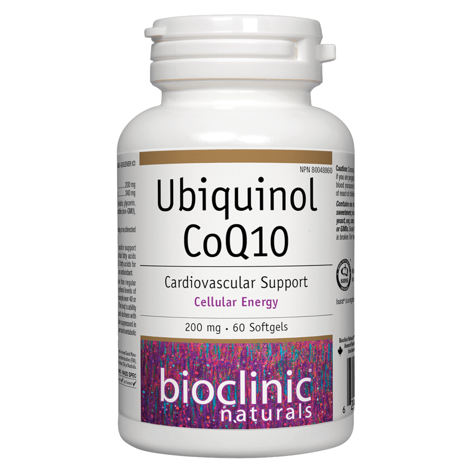 Bioclinic Naturals CoQ10, 200mg 60 Softgels