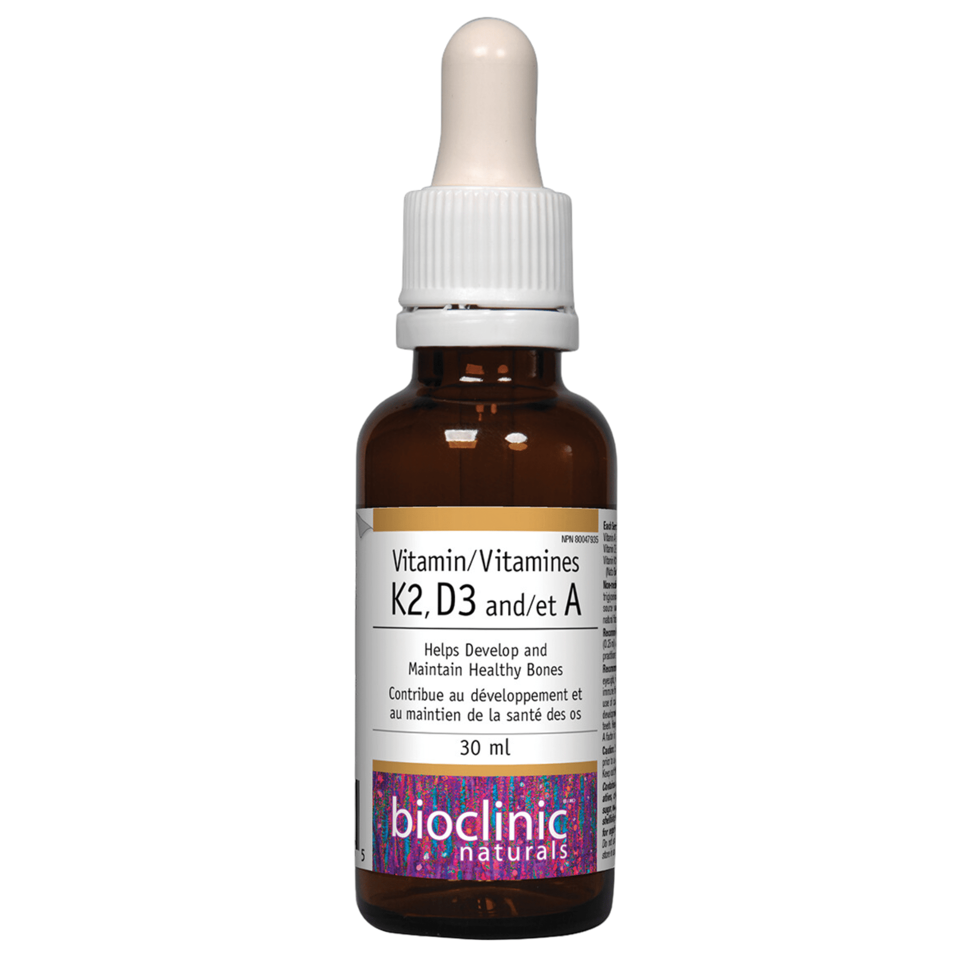 Bioclinic Naturals Vitamin D3, K2 and A 30ml