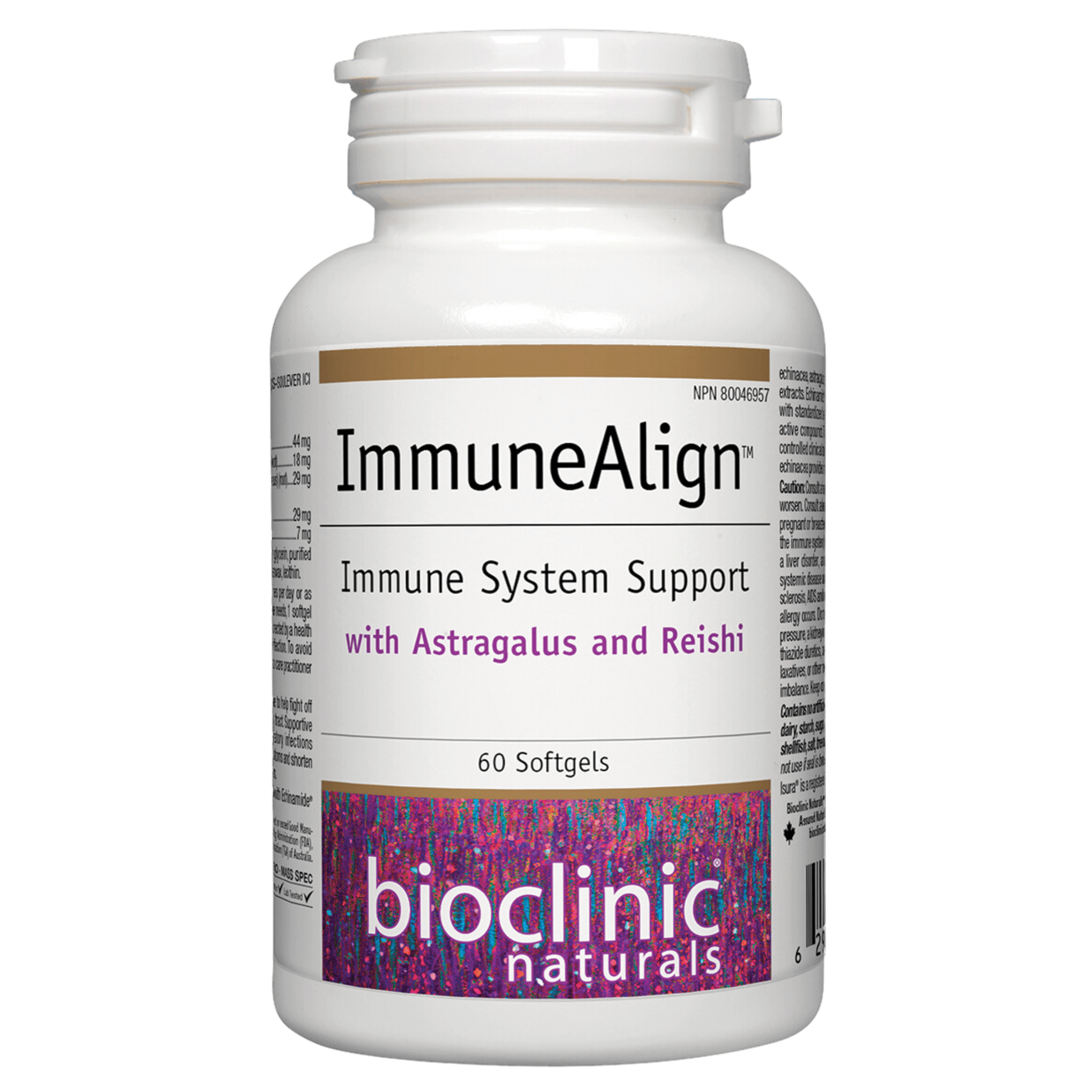 Bioclinic Naturals ImmuneAlign 60 Softgels