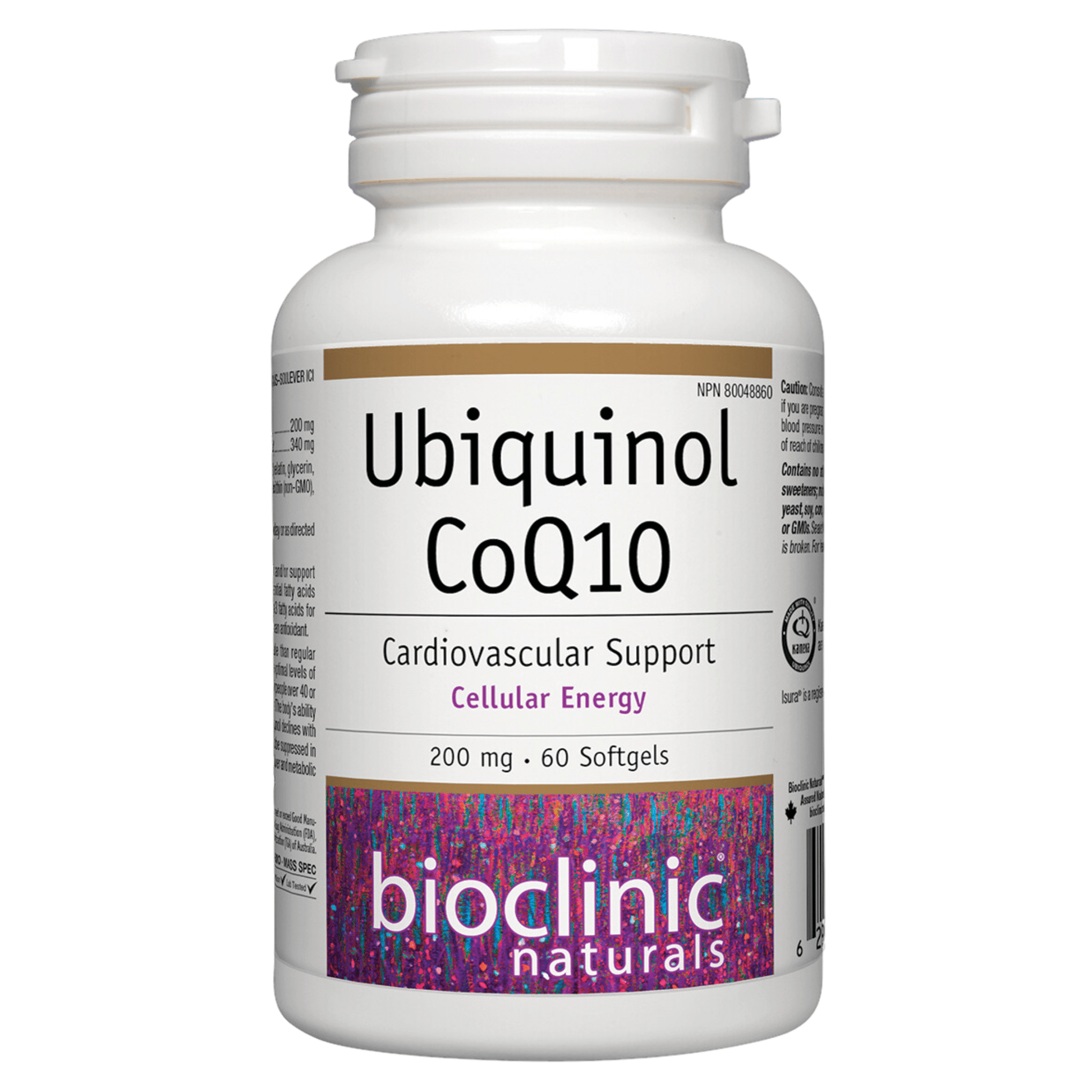 Bioclinics Naturals Ubiquinol CoQ10 200mg 60 Softgels