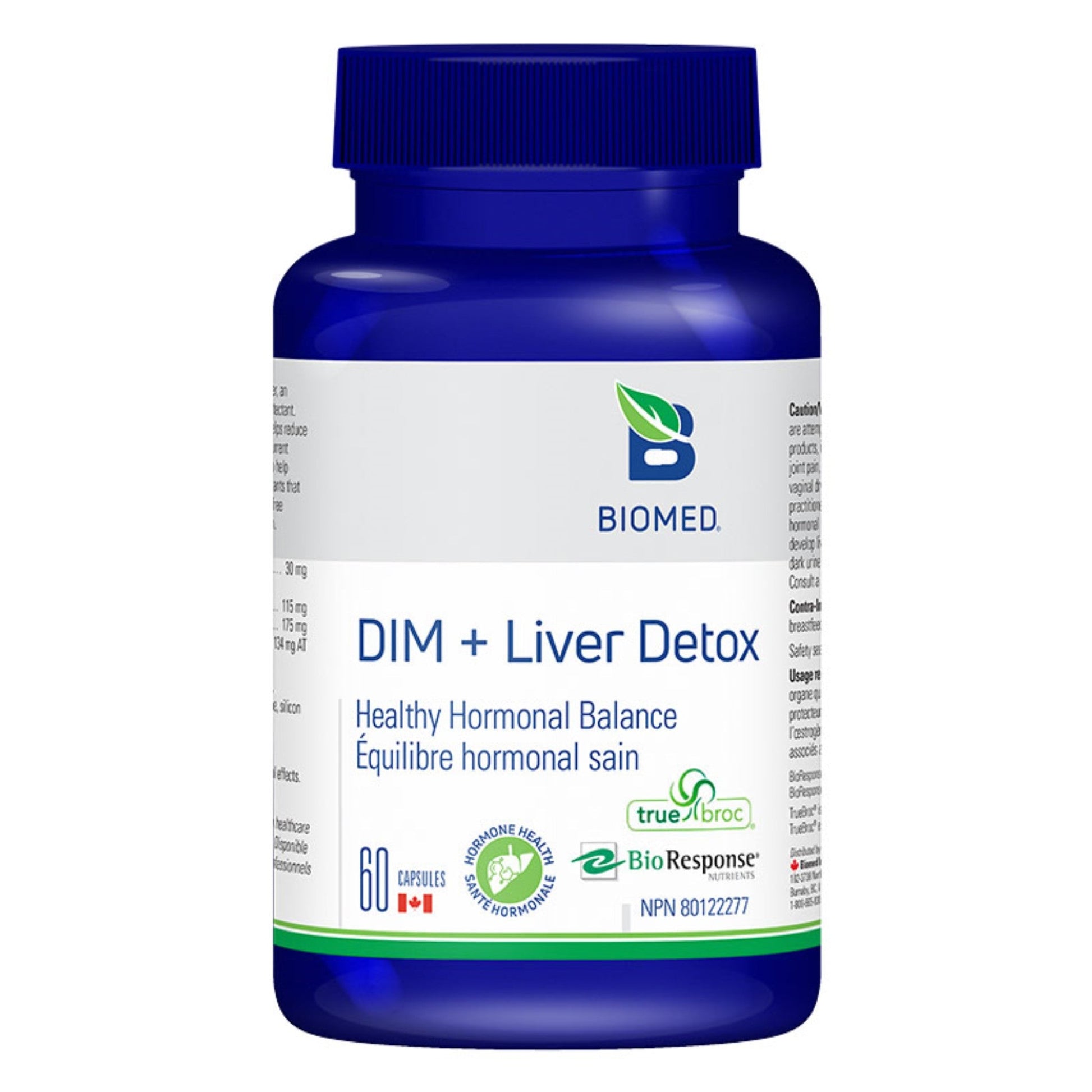 Biomed DIM + Liver Detox 60 Capsules - Increase Liver Function and Promote Hormone Detox, Supports Healthy Estrogen Metabolism, Posses Antioxidant Properties, Relieves Digestion Disorders