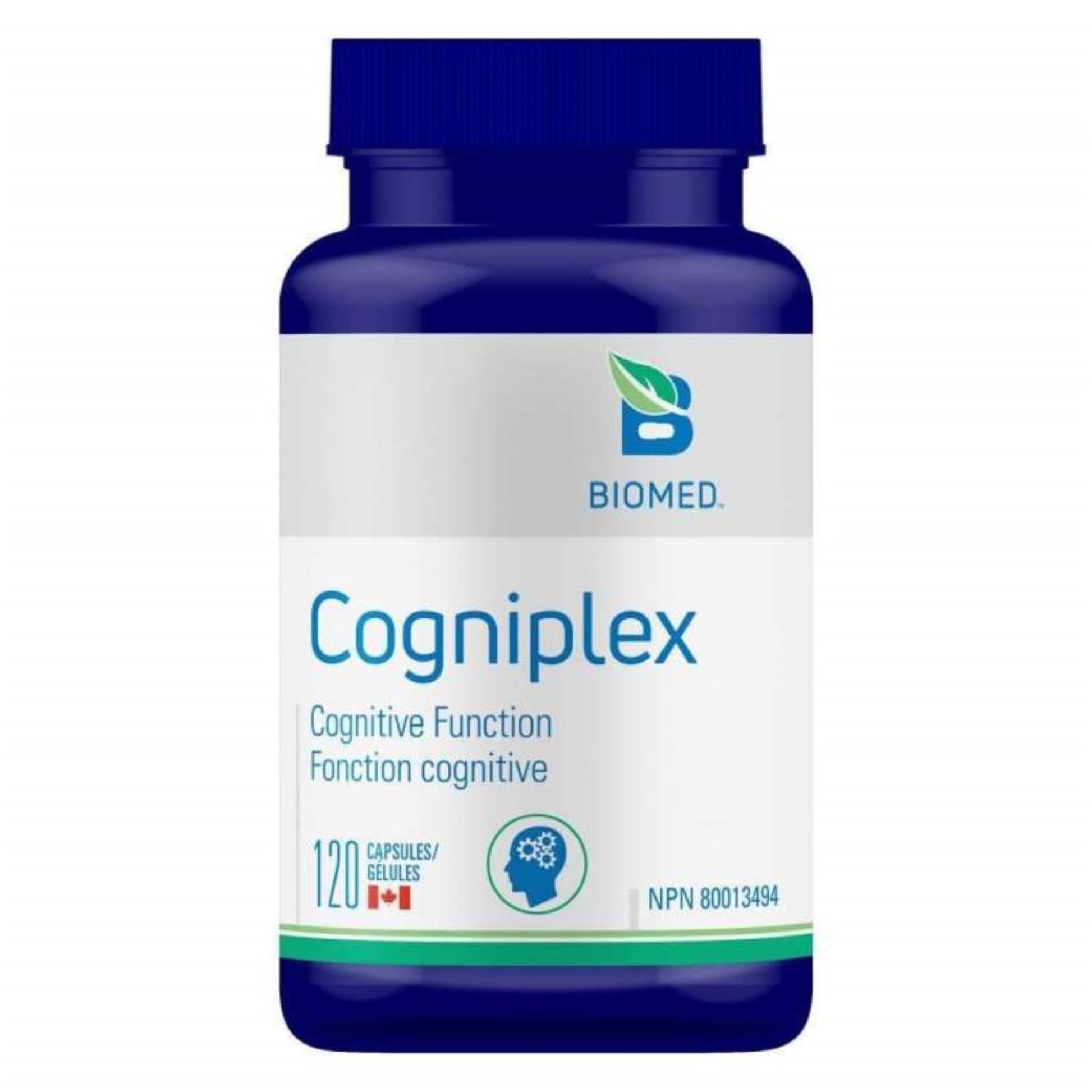 Biomed Cogniplex 120 Capsules - Supports Memory and Cognitive Function, Promotes Concentration & Focus, Enhance Memory