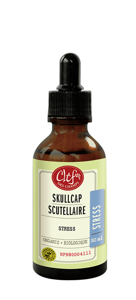 Clef Des Champs Skullcap 50ml - Relieves Nervous Tension and Stress, Soothes Strong Emotions, Sleep Aid in Cases of Insomnia Due to Stress