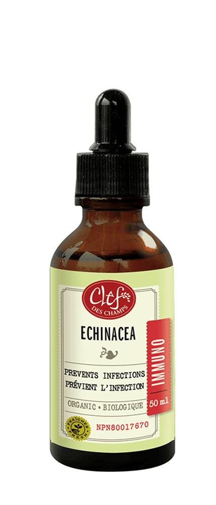 Clef Des Champs Echinacea 50ml - Prevents Respiratory Infections, Antibacterial & Antiviral Properties Activate Immune System