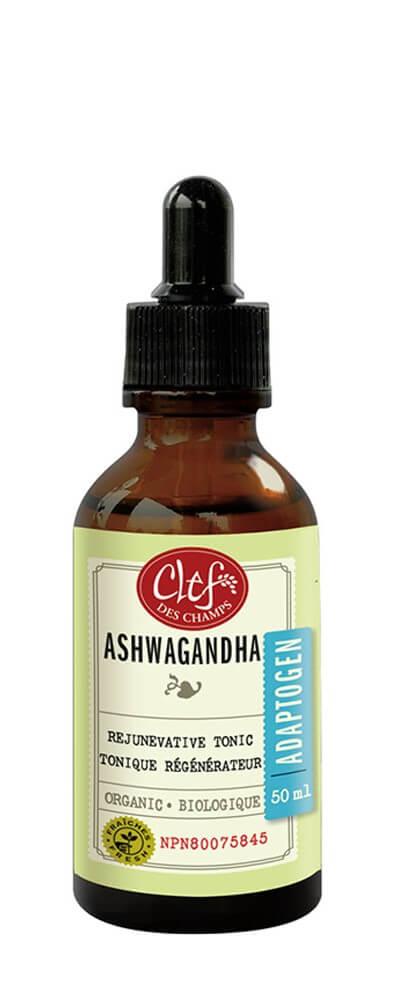 Clef Des Champs Ashwagandha 50ml - Calming Tonic for Exhaustion & Hyperactivity Stabilize Mood, Relieves Symptoms of Mild Mood Alteration